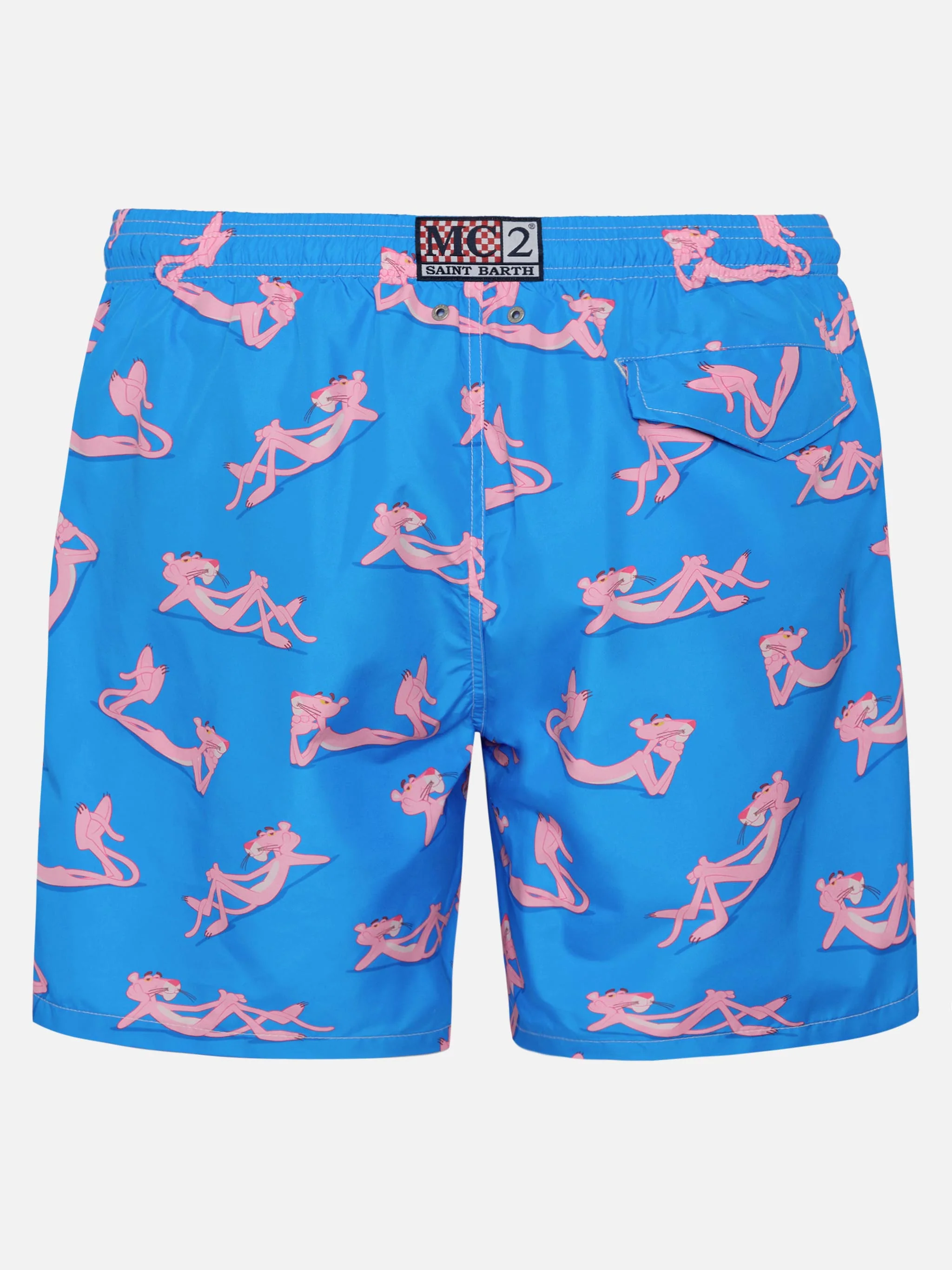 Lightweight fabric swim shorts Lighting with The Pink Panther print | THE PINK PANTHER SPECIAL EDITION - Image 2