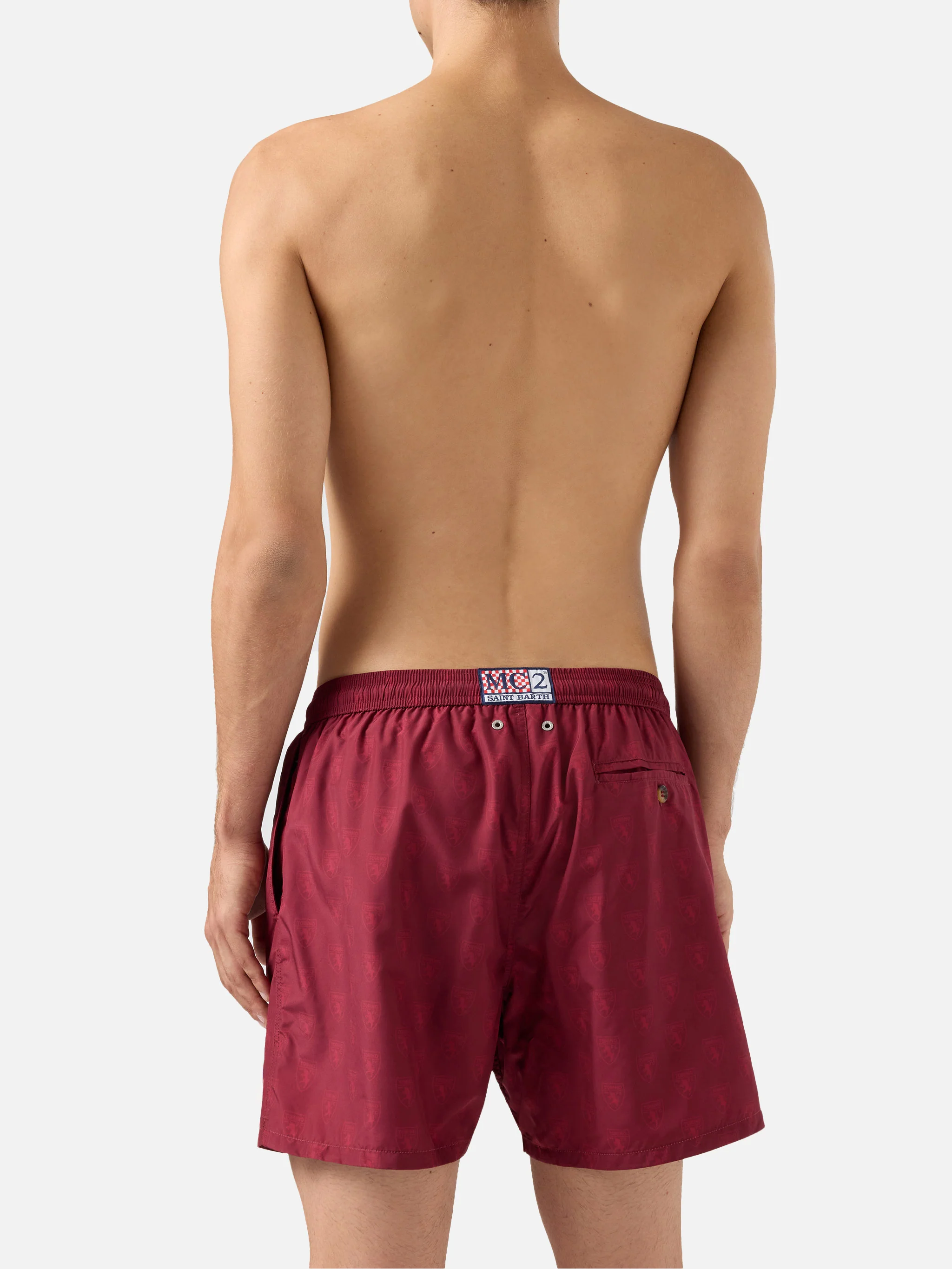 Lightweight fabric swim shorts Lighting with Torino print | TORINO FC SPECIAL EDITION - Image 5