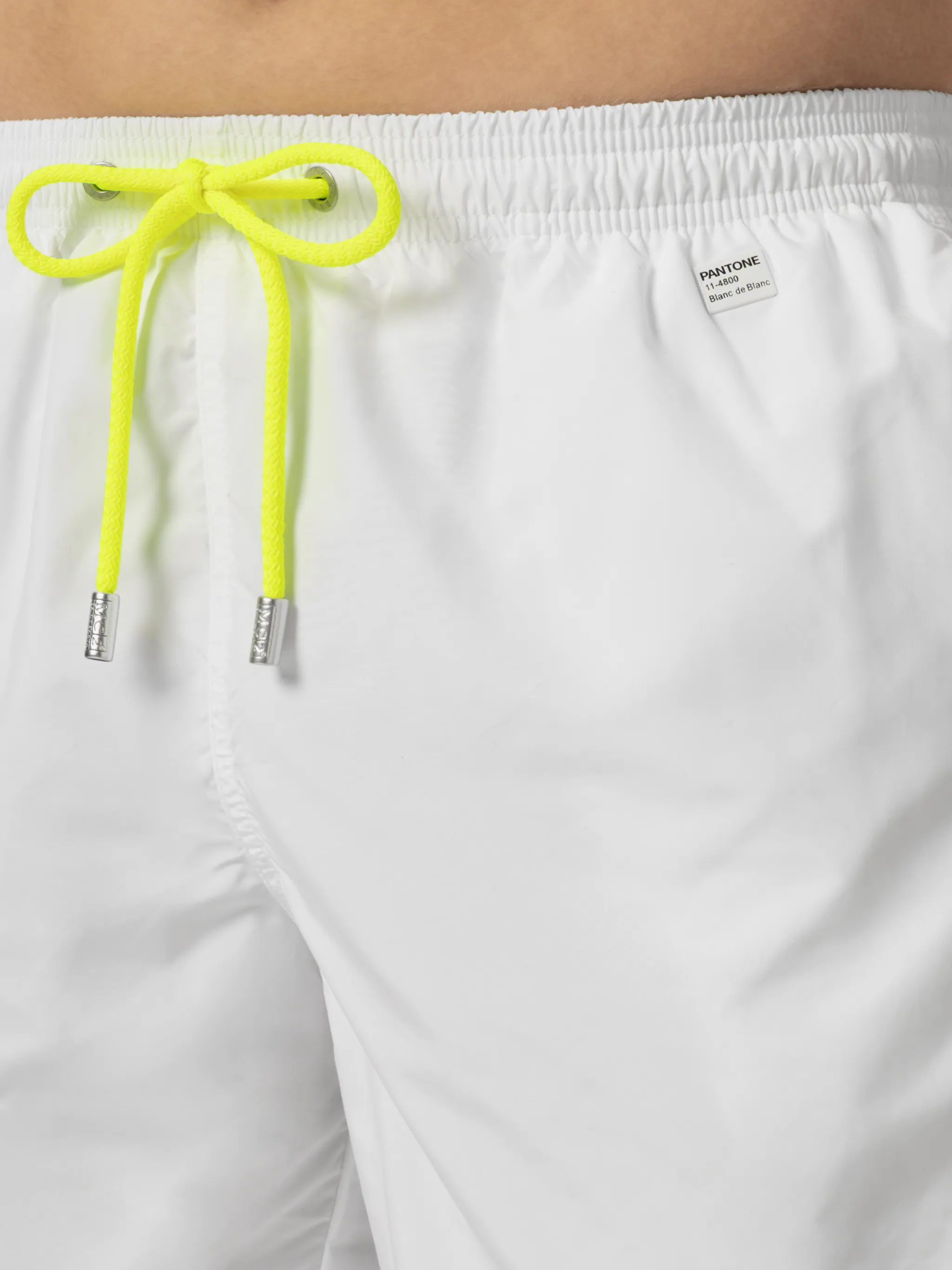 Lightweight fabric white swim shorts Lighting Pantone | PANTONE® SPECIAL EDITION - Image 5