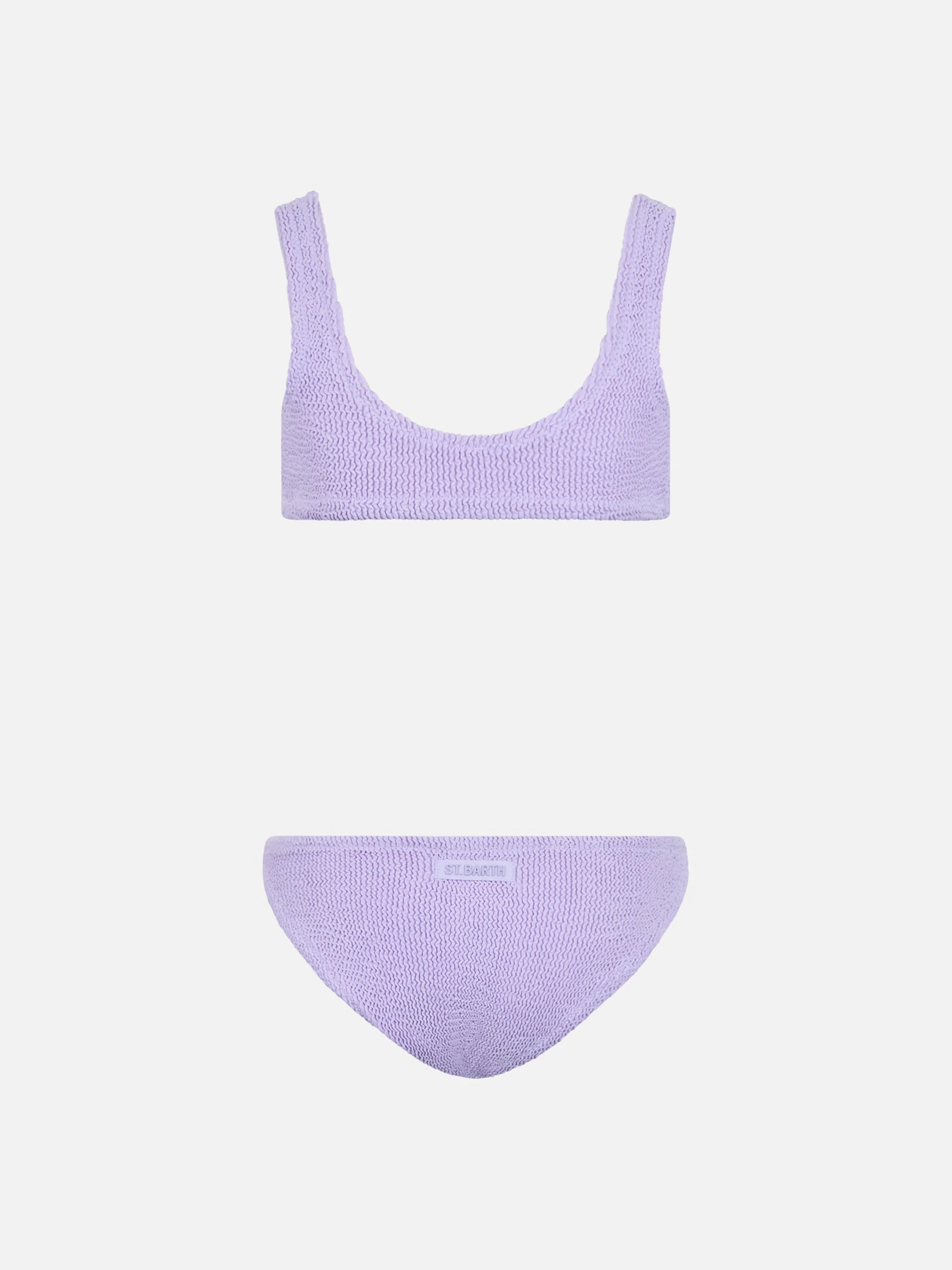Lilac crinkle classic bralette bikini Baker - Image 2