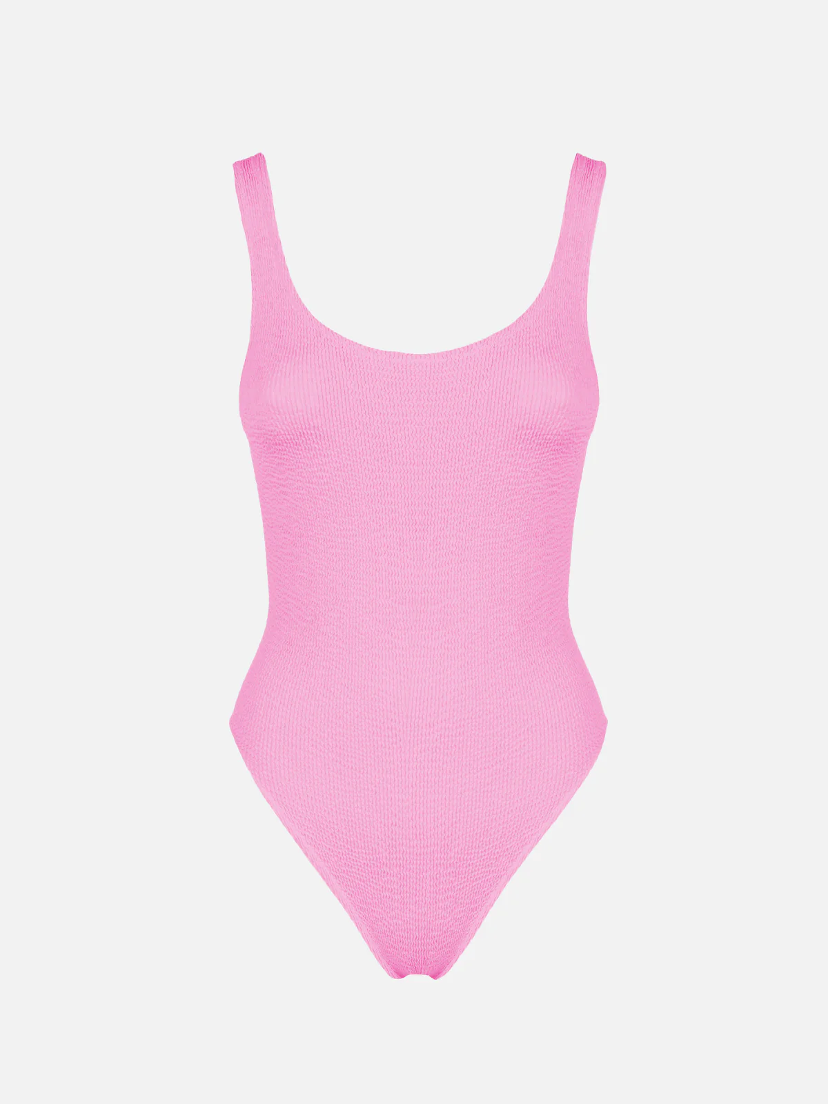 Lora pink crinkle one-piece swimsuit