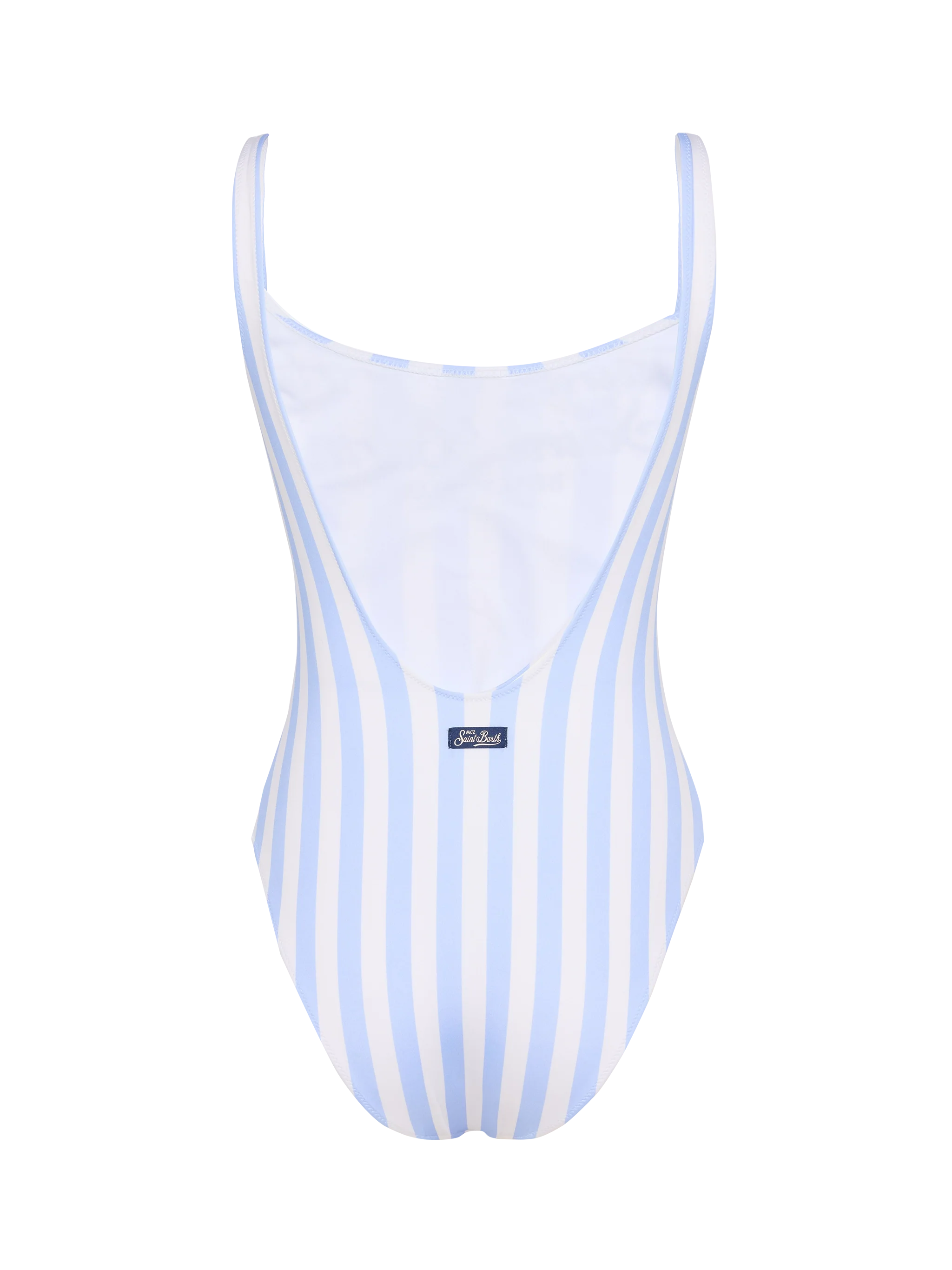 Lora scoopback one-piece swimsuit with striped print - Image 5