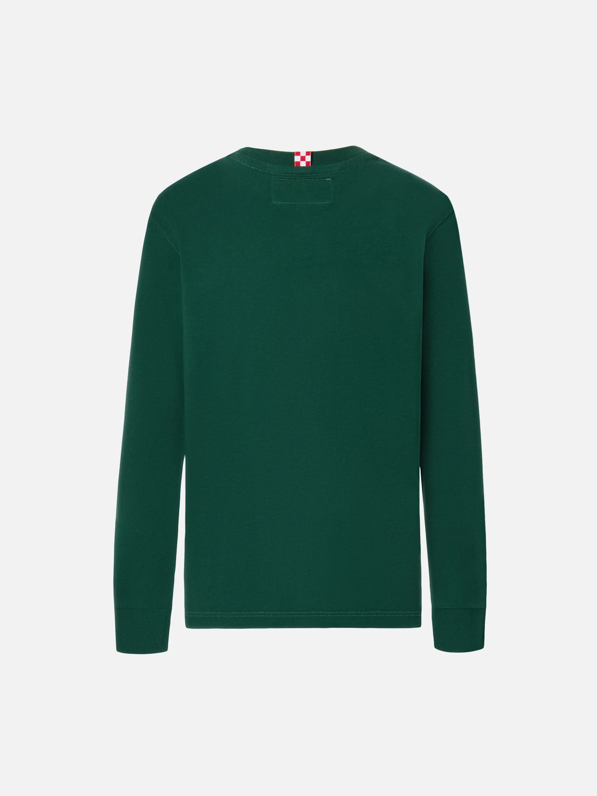Luton Jr green t-shirt Me ne vado dai nonni embroidery - Image 2