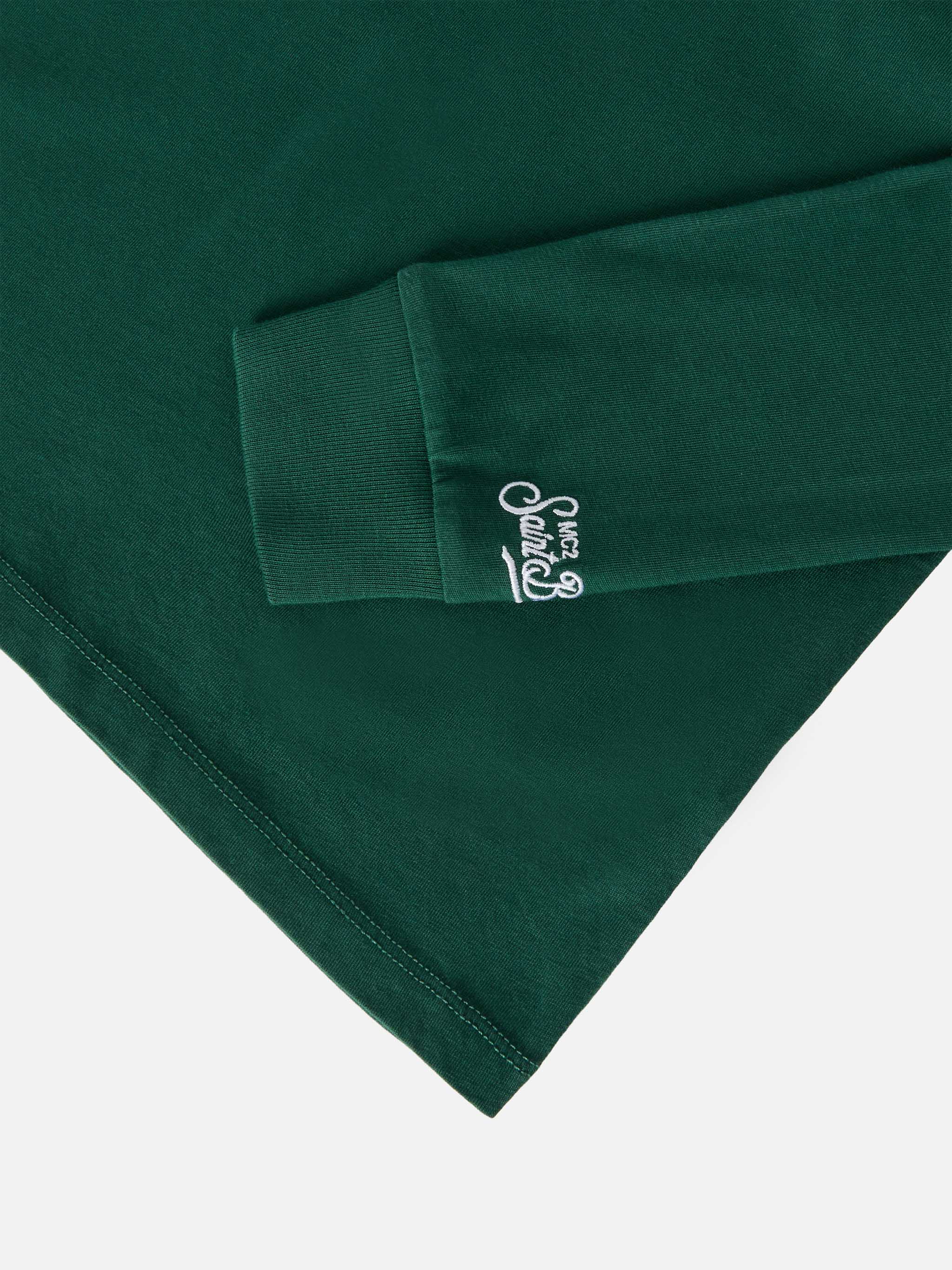 Luton Jr green t-shirt Me ne vado dai nonni embroidery - Image 4