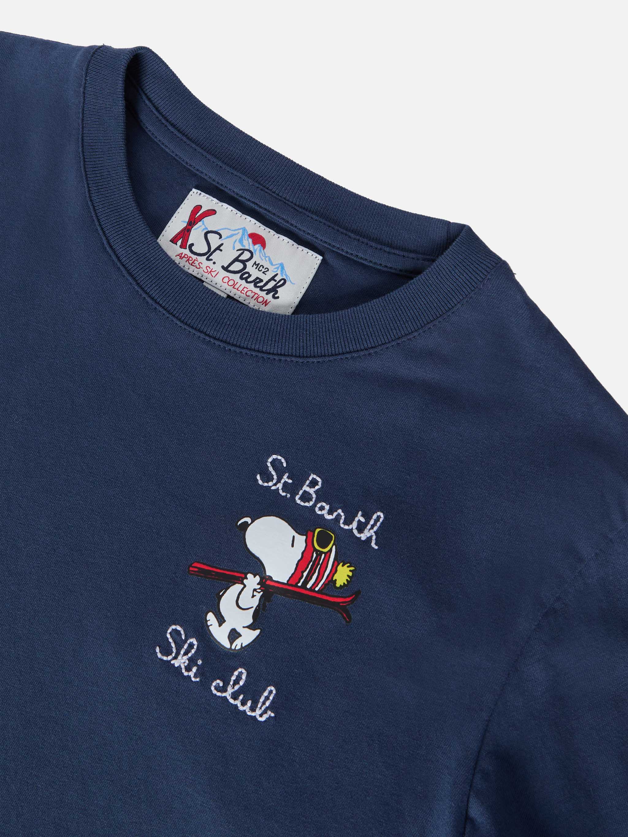 Luton Jr Warm blue t-shirt  Snoopy print | Special edition - Image 3