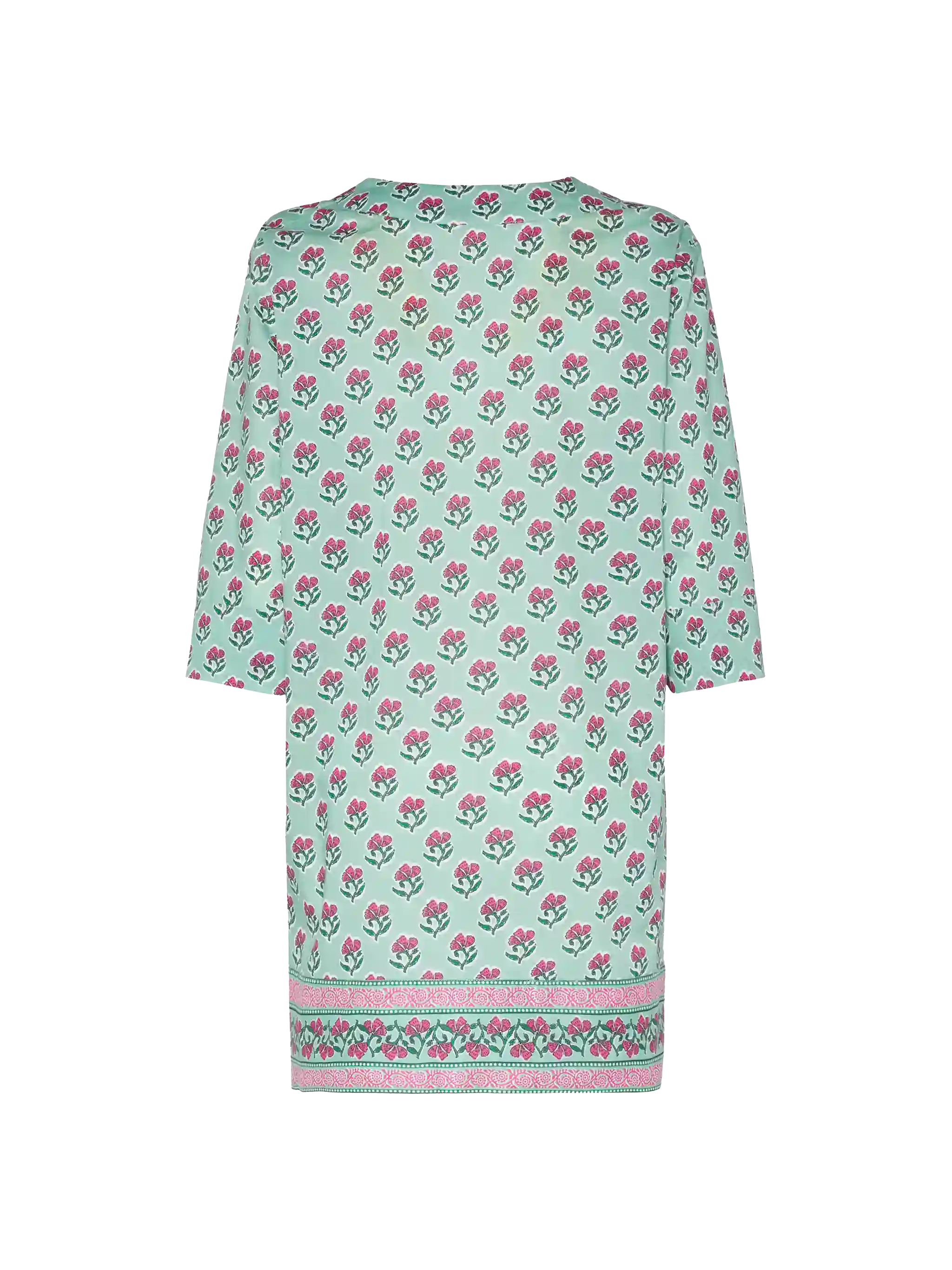 Macha cotton tunic dress with floral print - Image 5