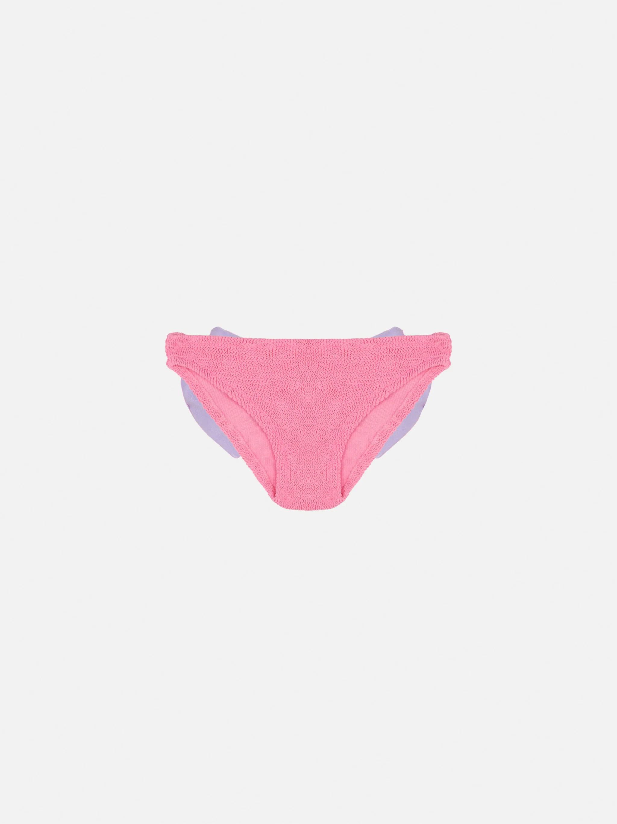 Madame pink crinkle swim briefs with bow - Image 2