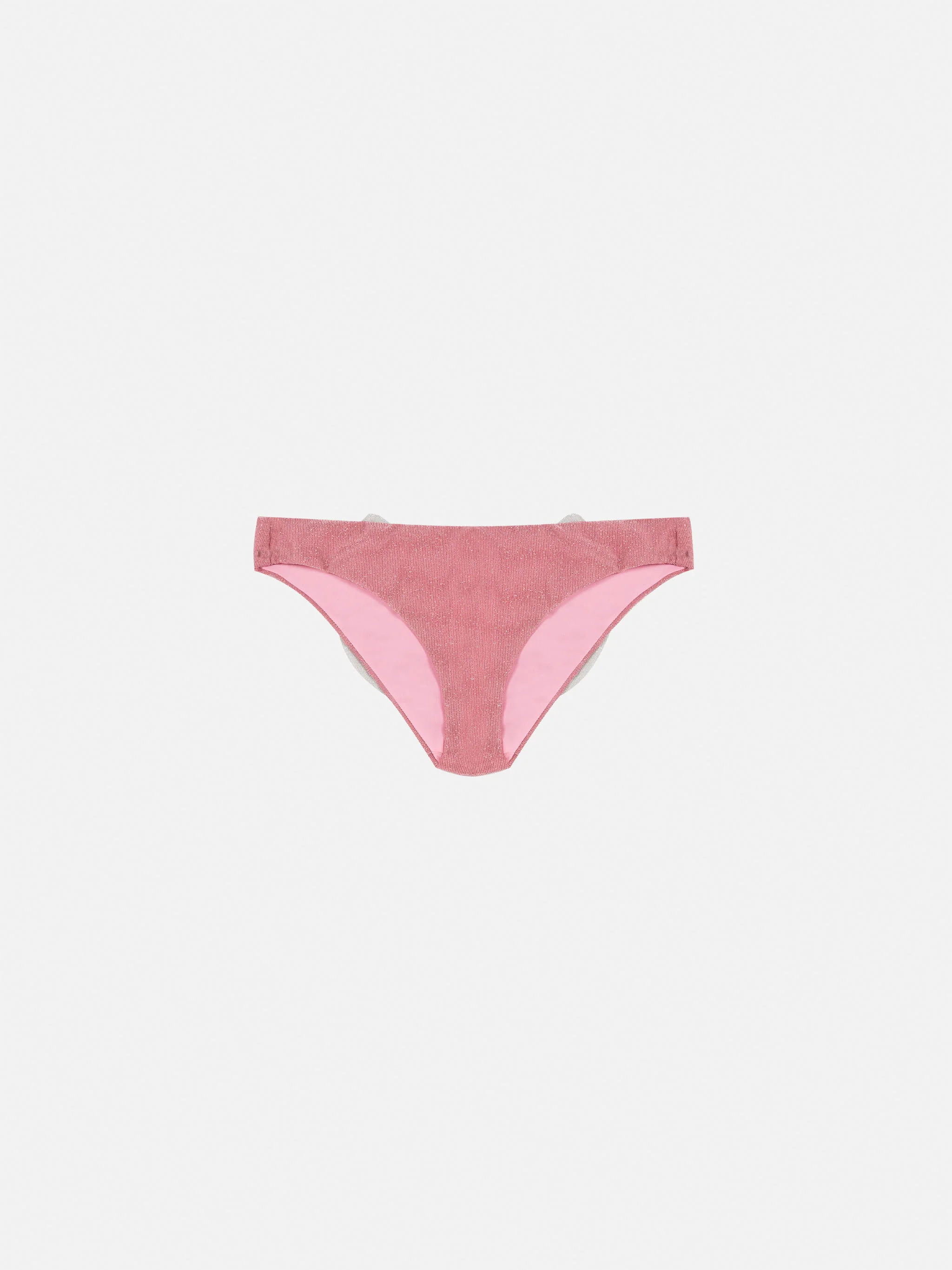 Madame pink lurex swim briefs with bow - Image 2