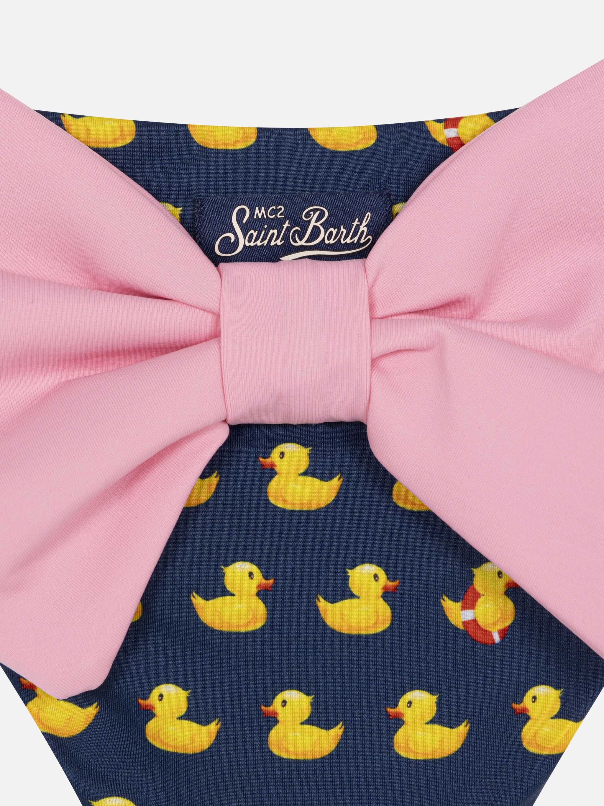Madame swim briefs with bow and ducky print - Image 3