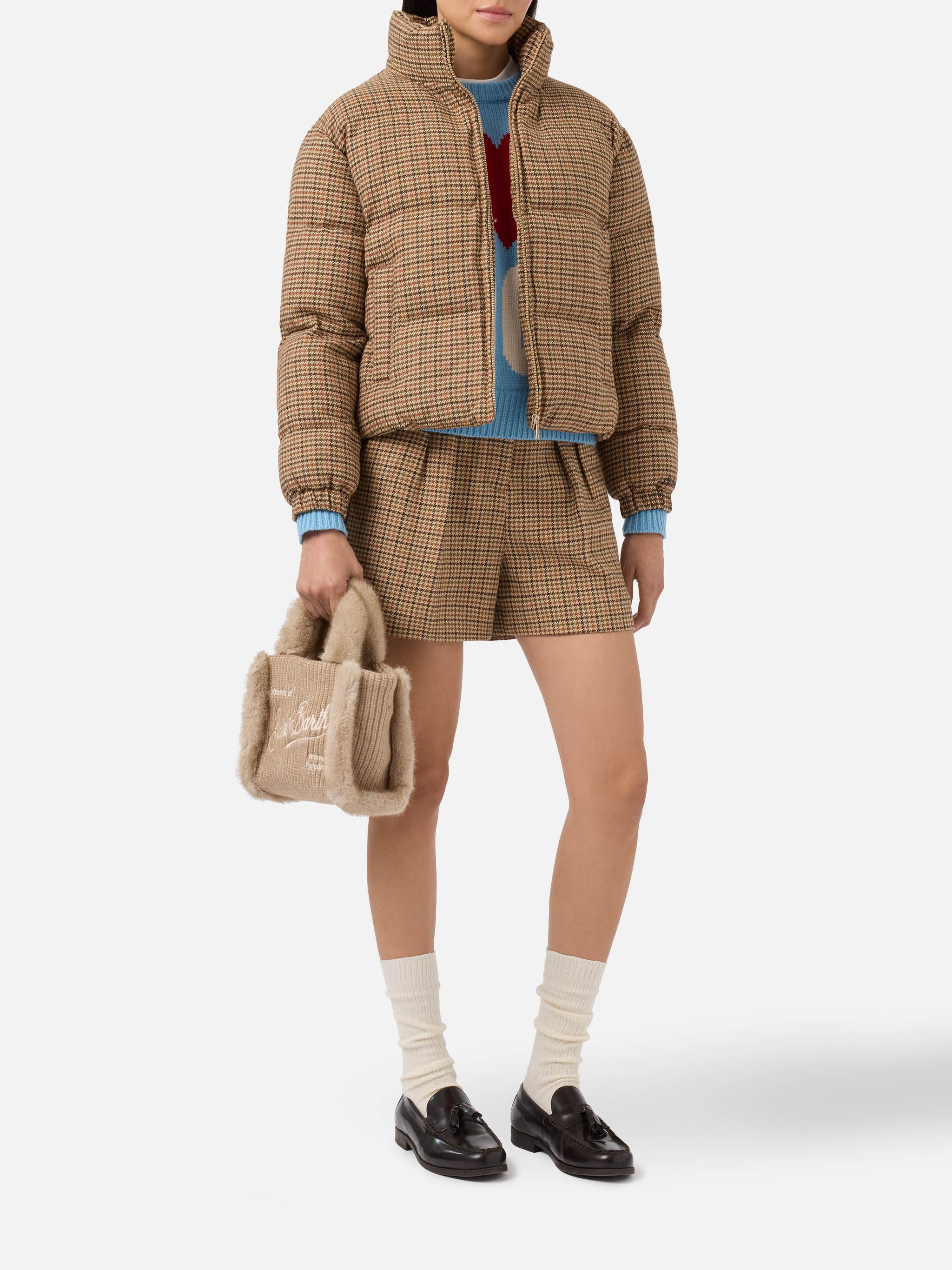 Maddy English padded houndstooth jacket - Image 2