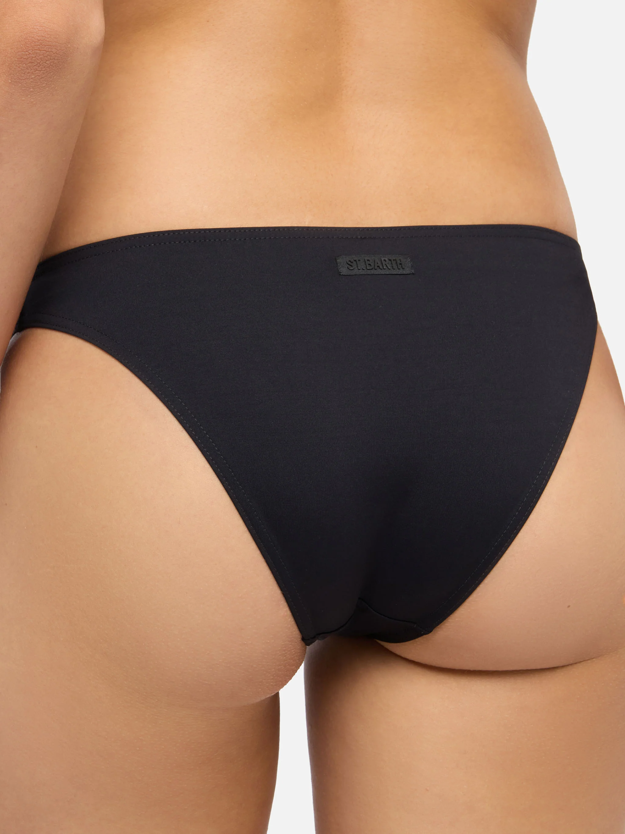 Maia high-waist black swim briefs - Image 2