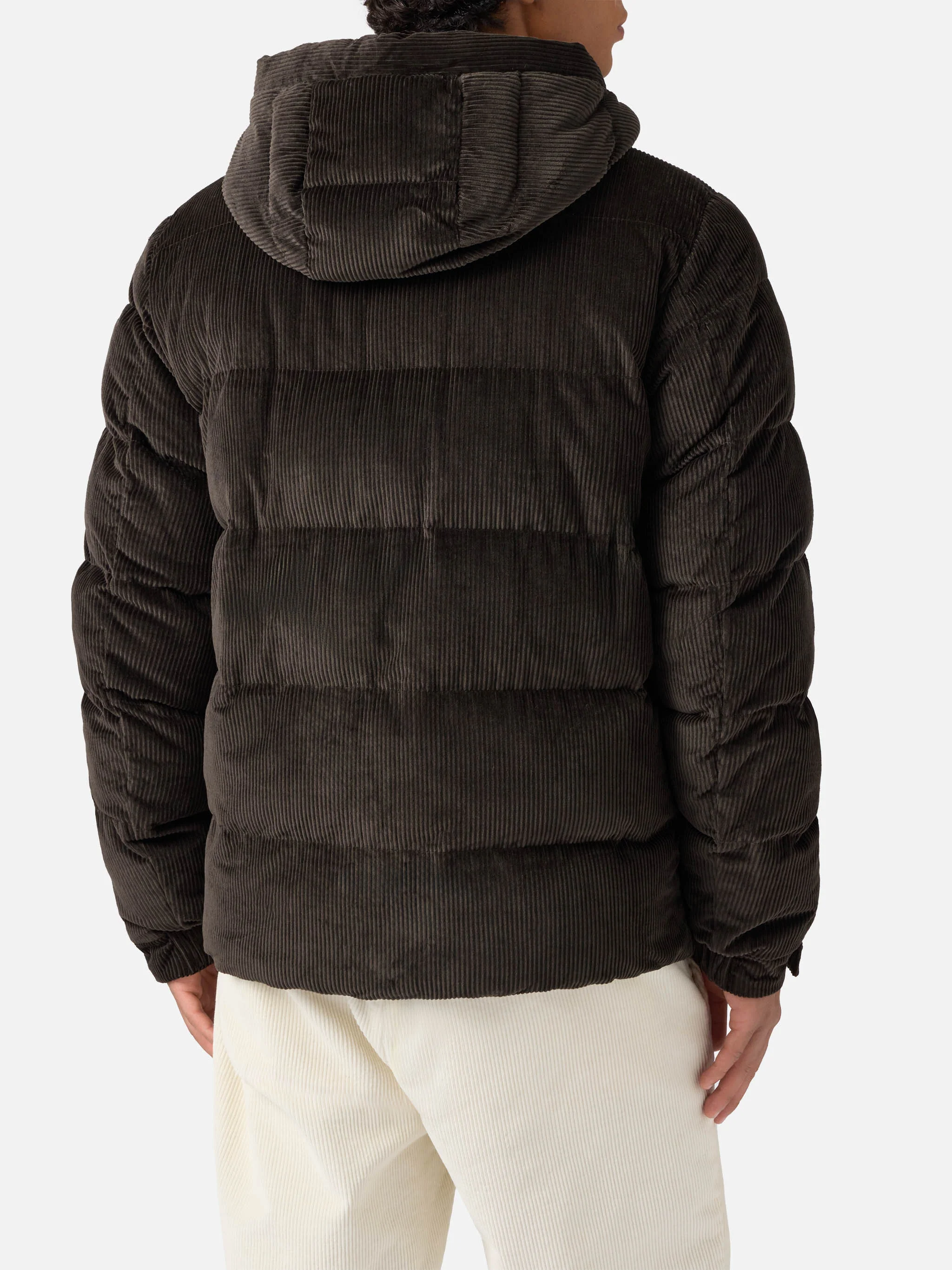 Maier Pocket Corduroy padded jacket with hood - Image 4