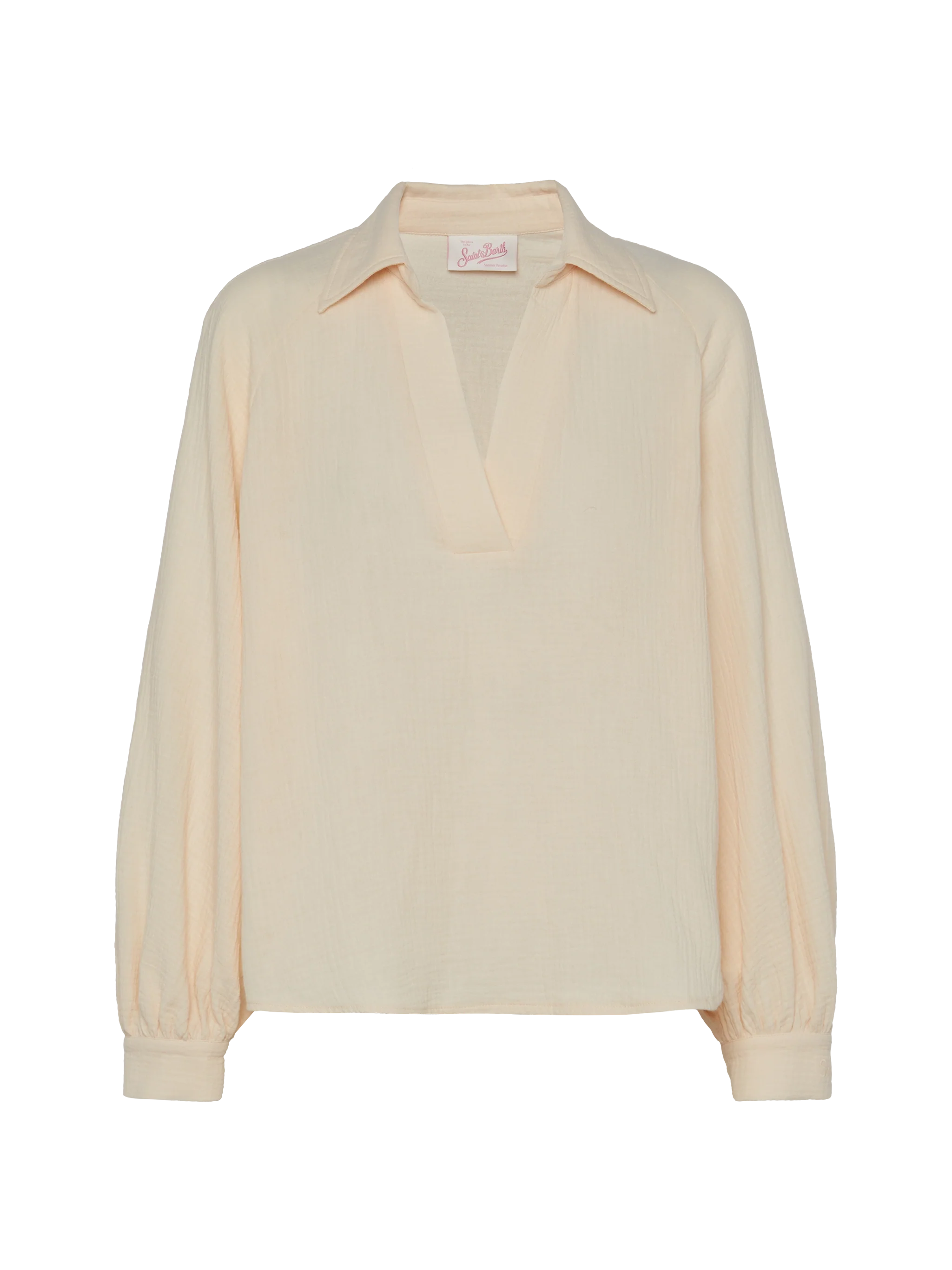 Maira off-white muslin blouse - Image 6