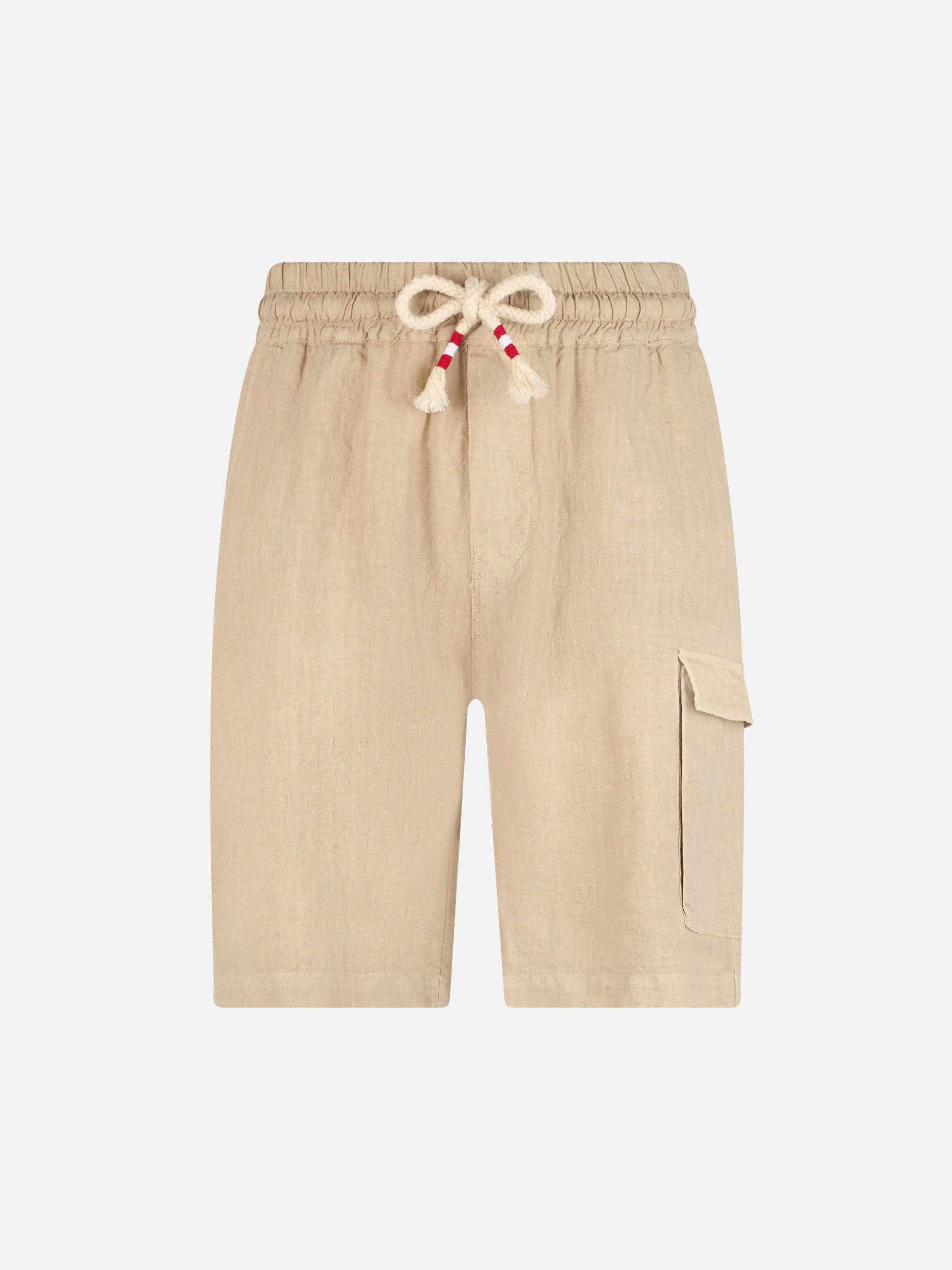 Marseille beige linen bermuda shorts - Image 4