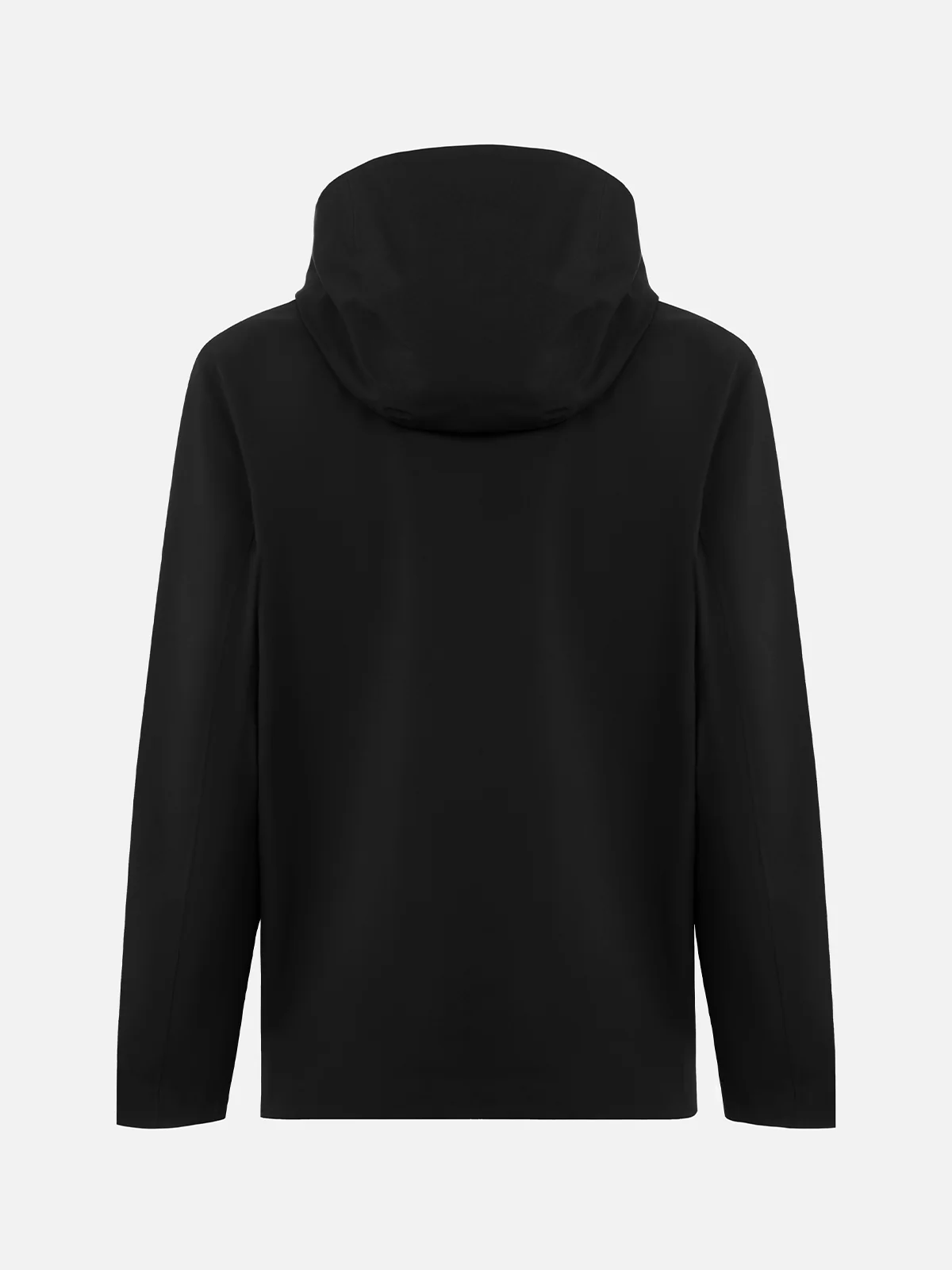 Parson 3 layer technical fabric jacket in black solid color - Image 6