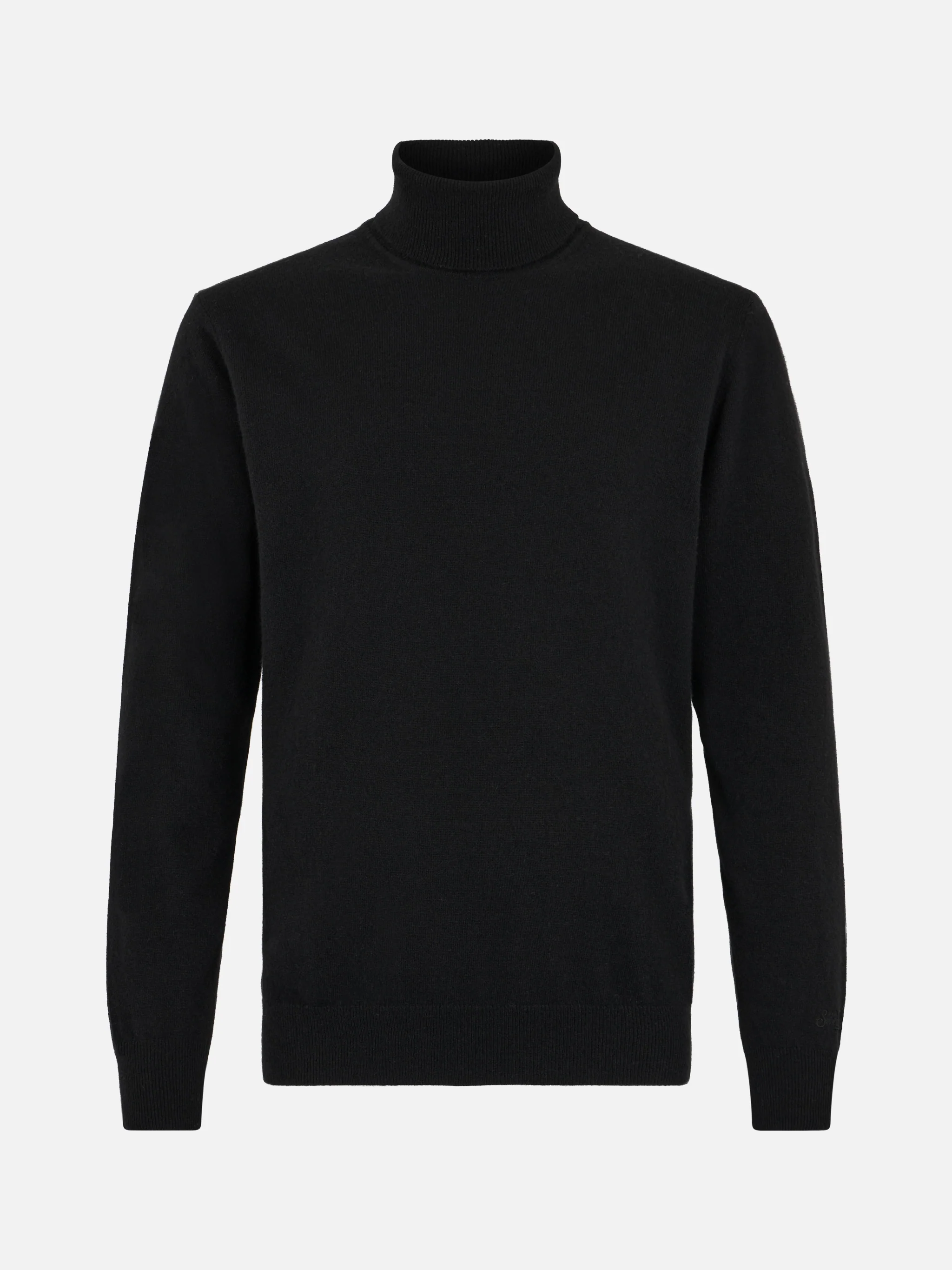 Bond black cashmere blend turtleneck sweater - Image 4
