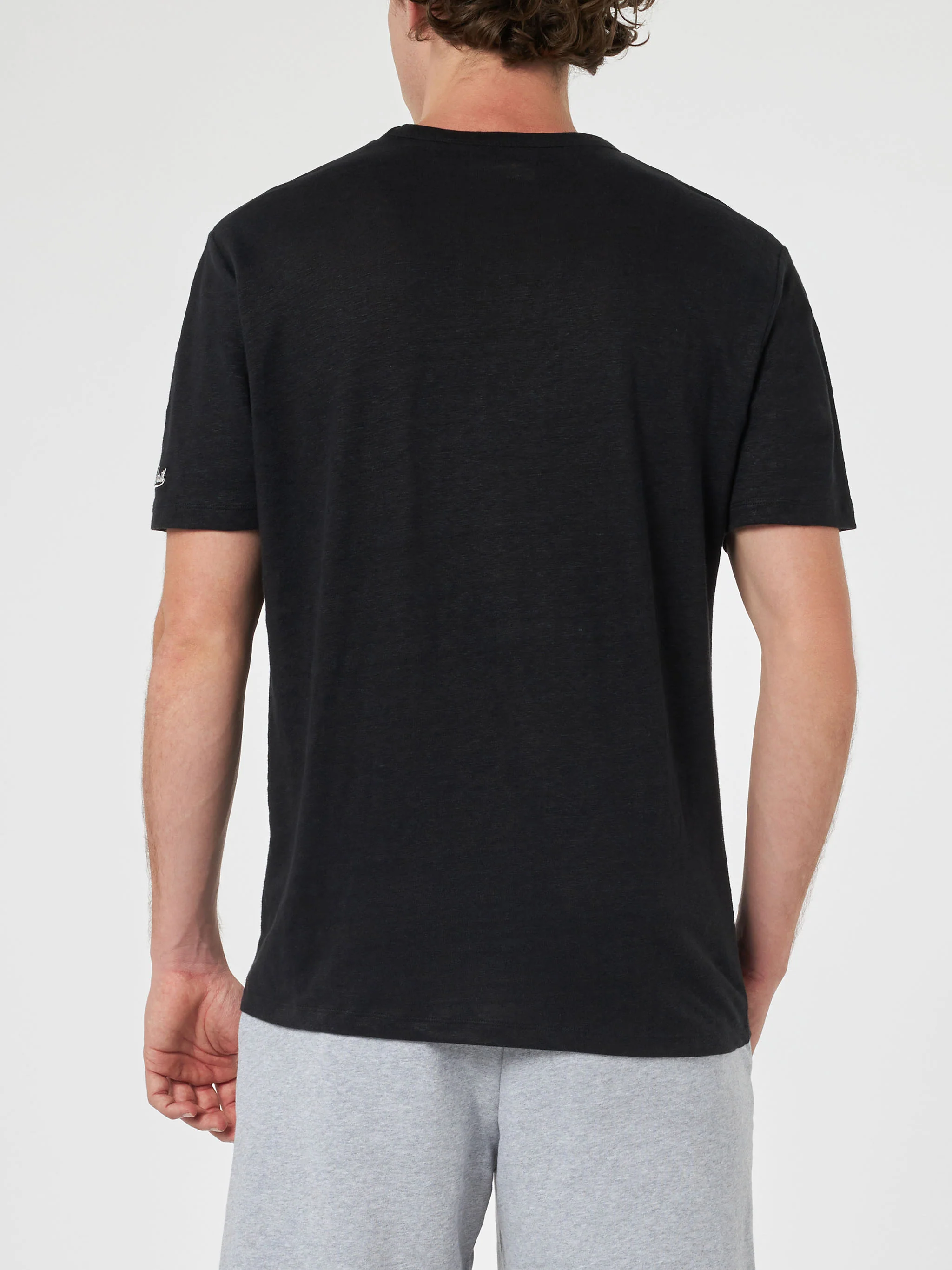 Ecstasea black linen jersey t-shirt - Image 4