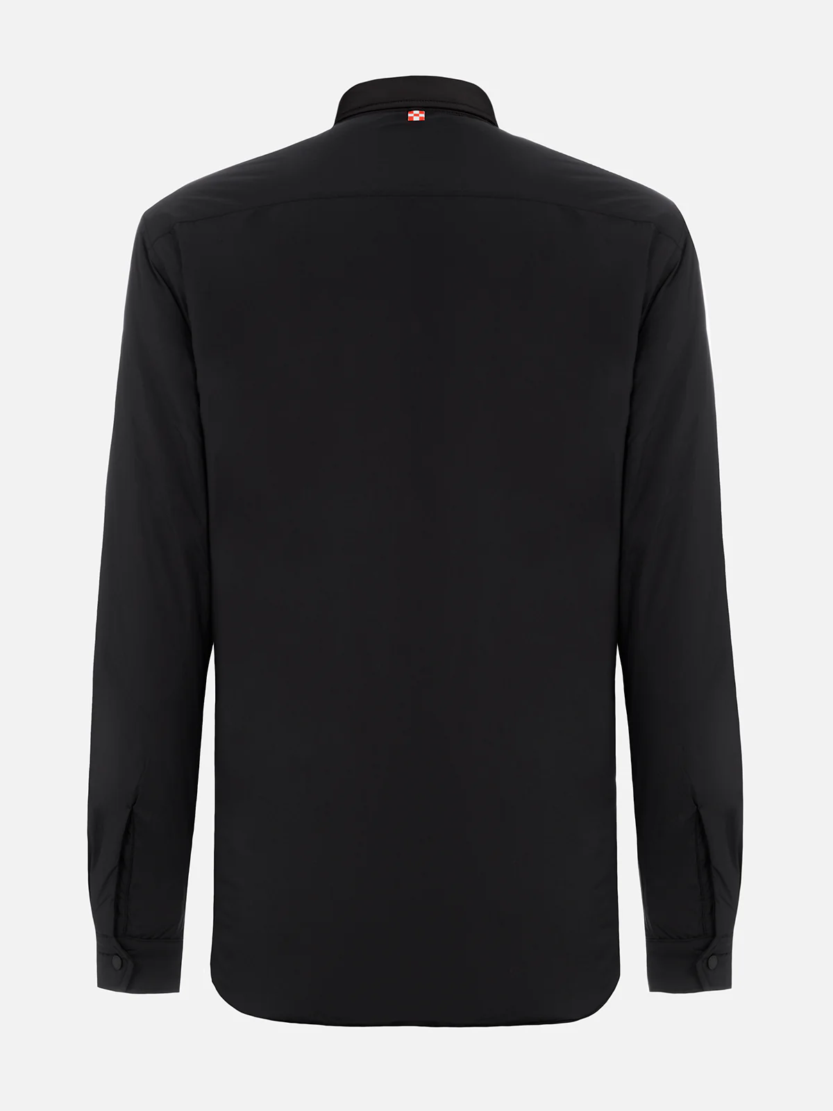 Chalet overshirt in black solid color - Image 6