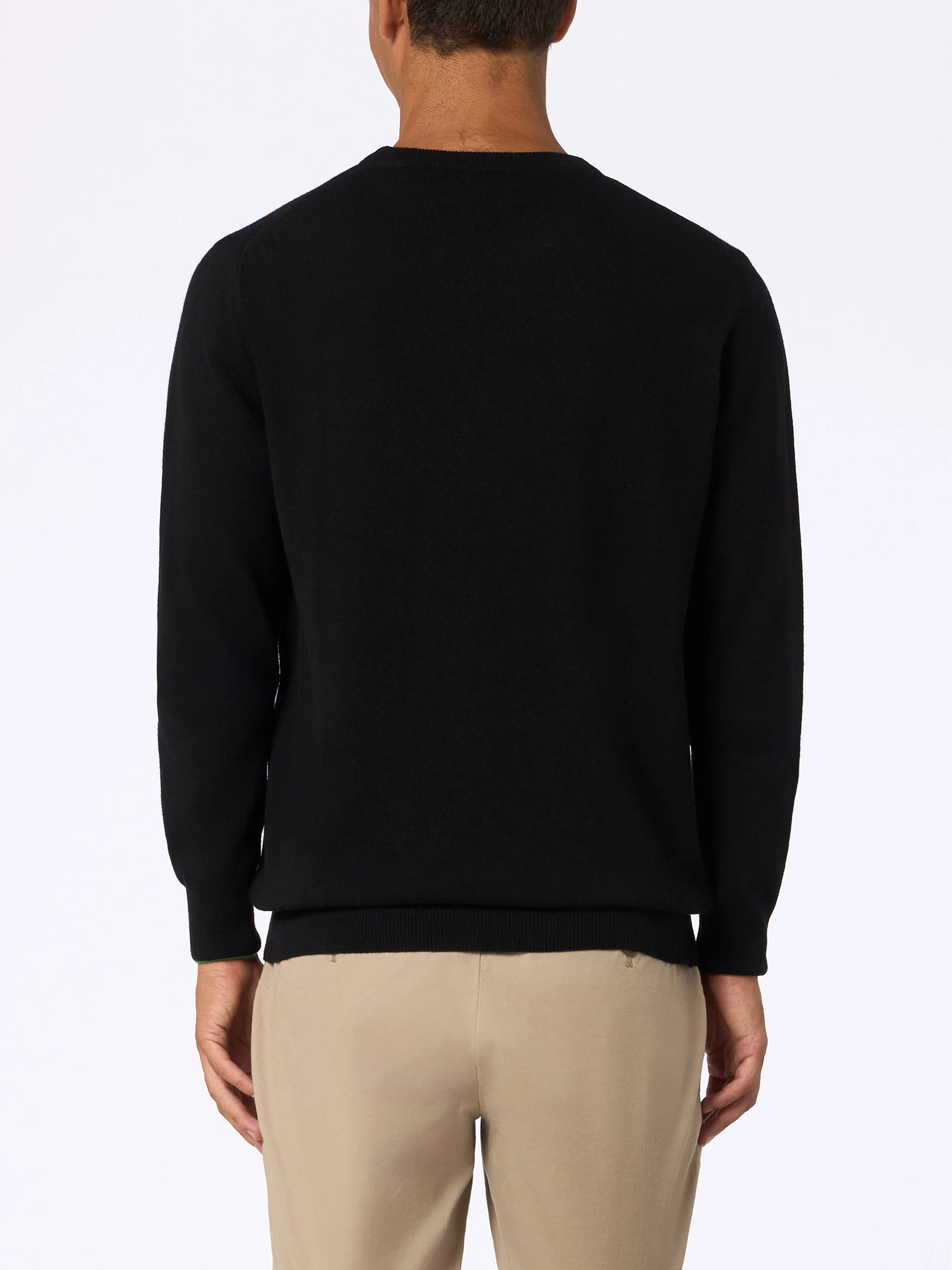 Crewneck sweater Heron with Non ci resta che sbocciare embroidery - Image 4