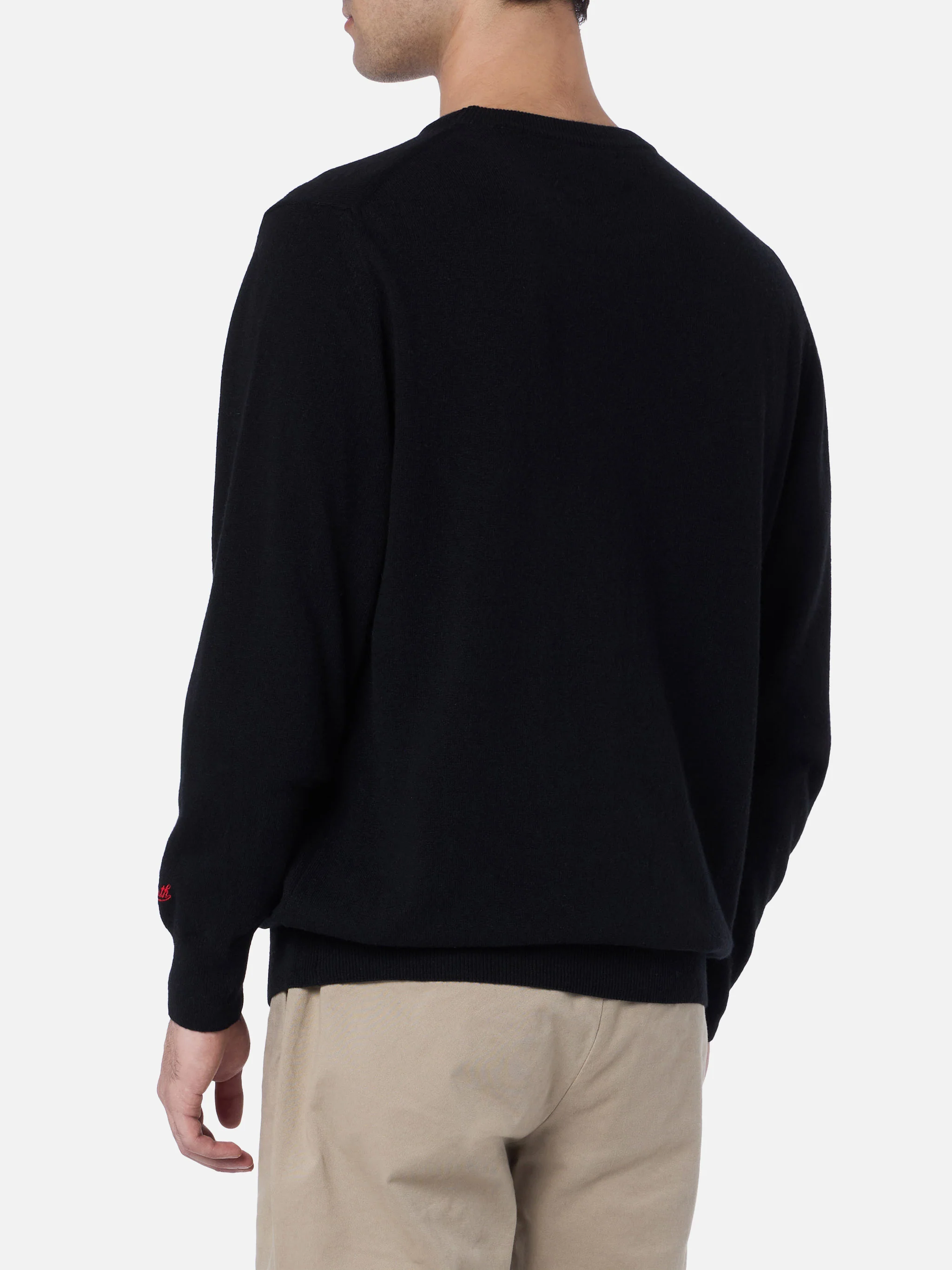 Crewneck sweater Heron with Single per scelta non mia embroidery - Image 3