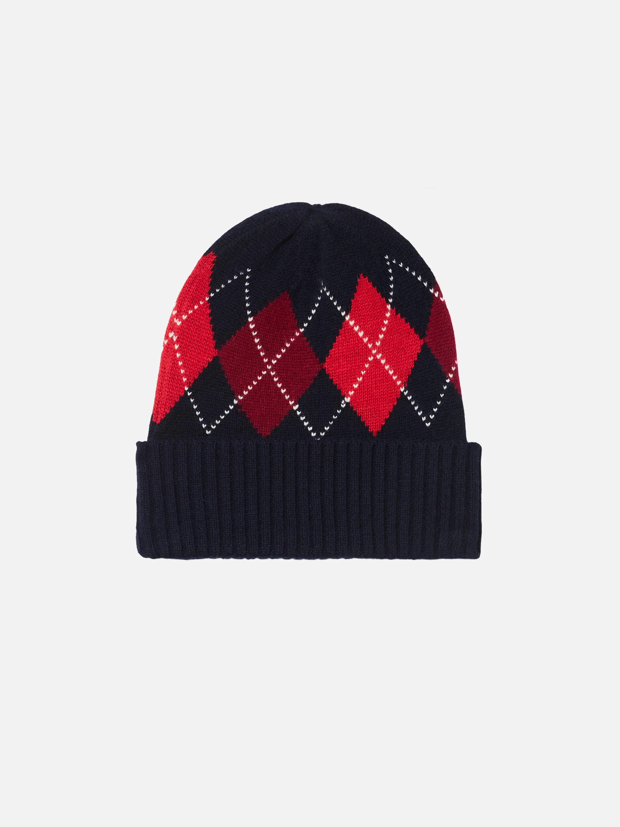 Holden blue argyle beanie - Image 3