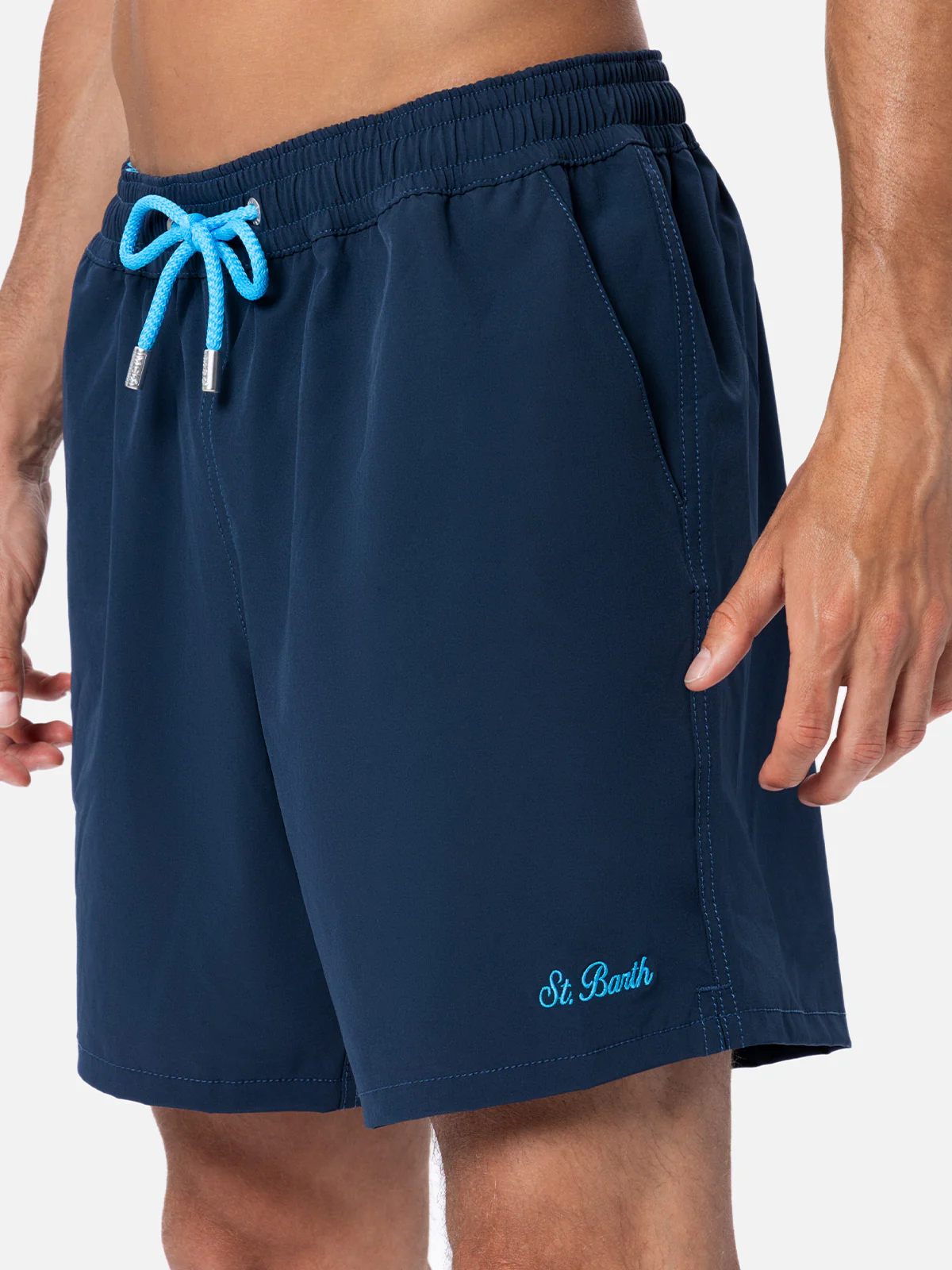 Comfort blue swim shorts - Image 4