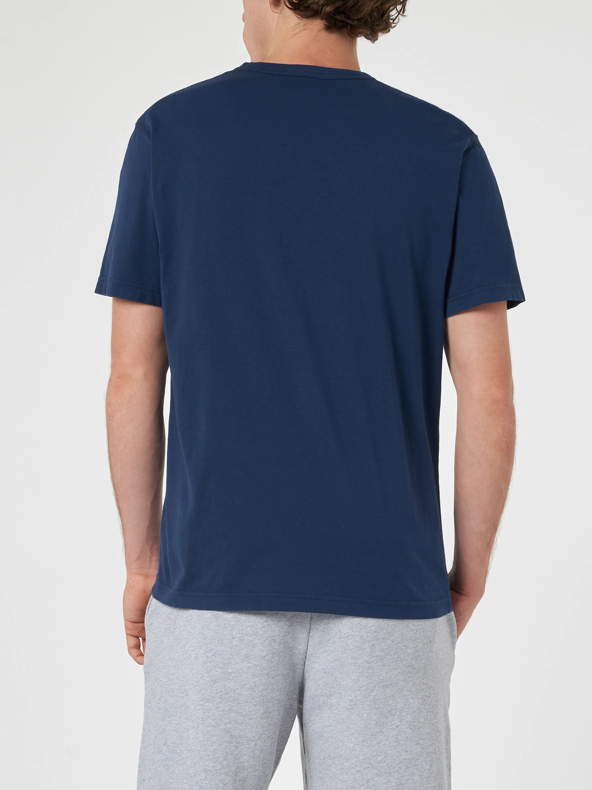Dover blue cotton t-shirt - Image 4