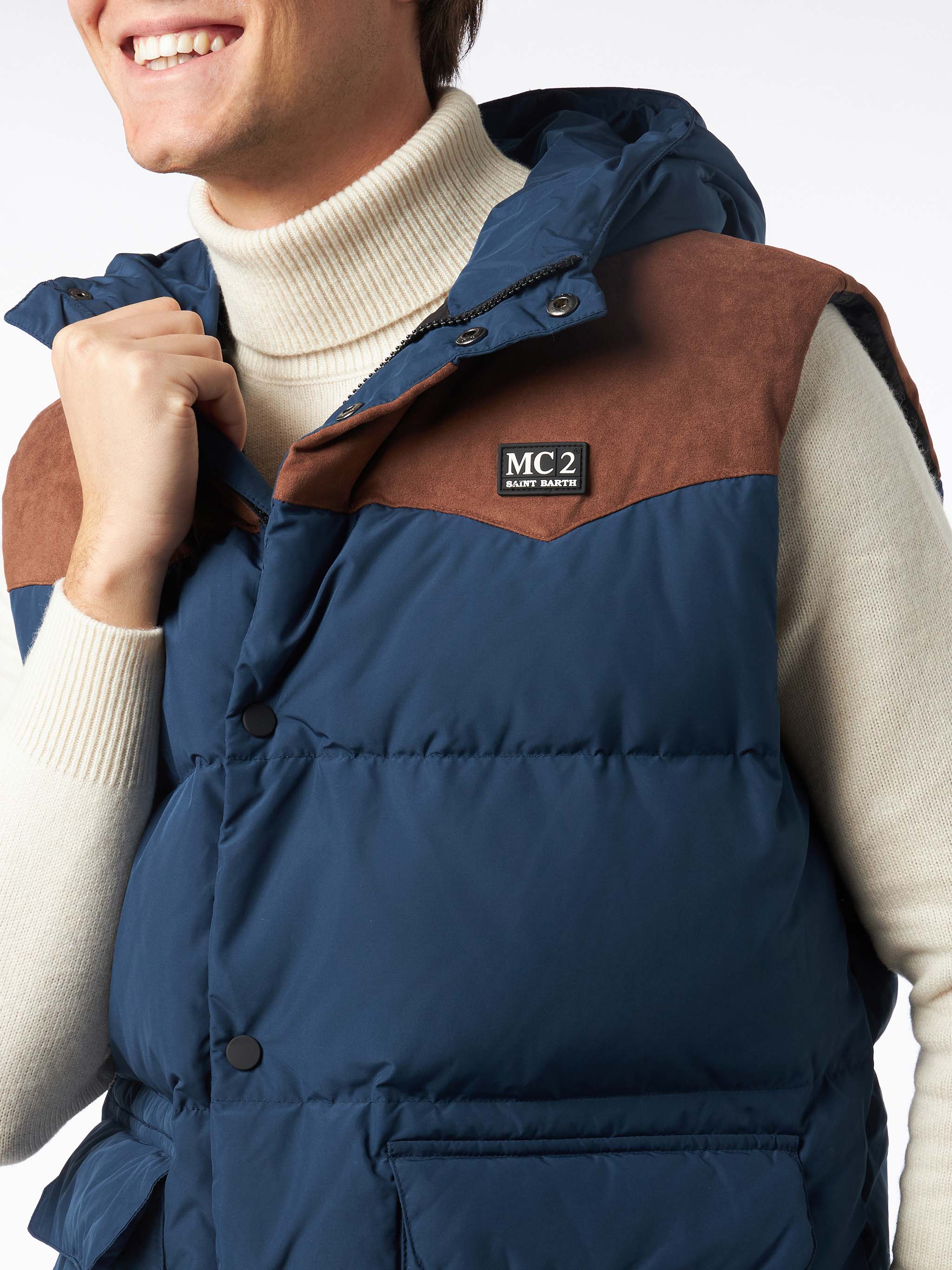 Klosters blue down vest