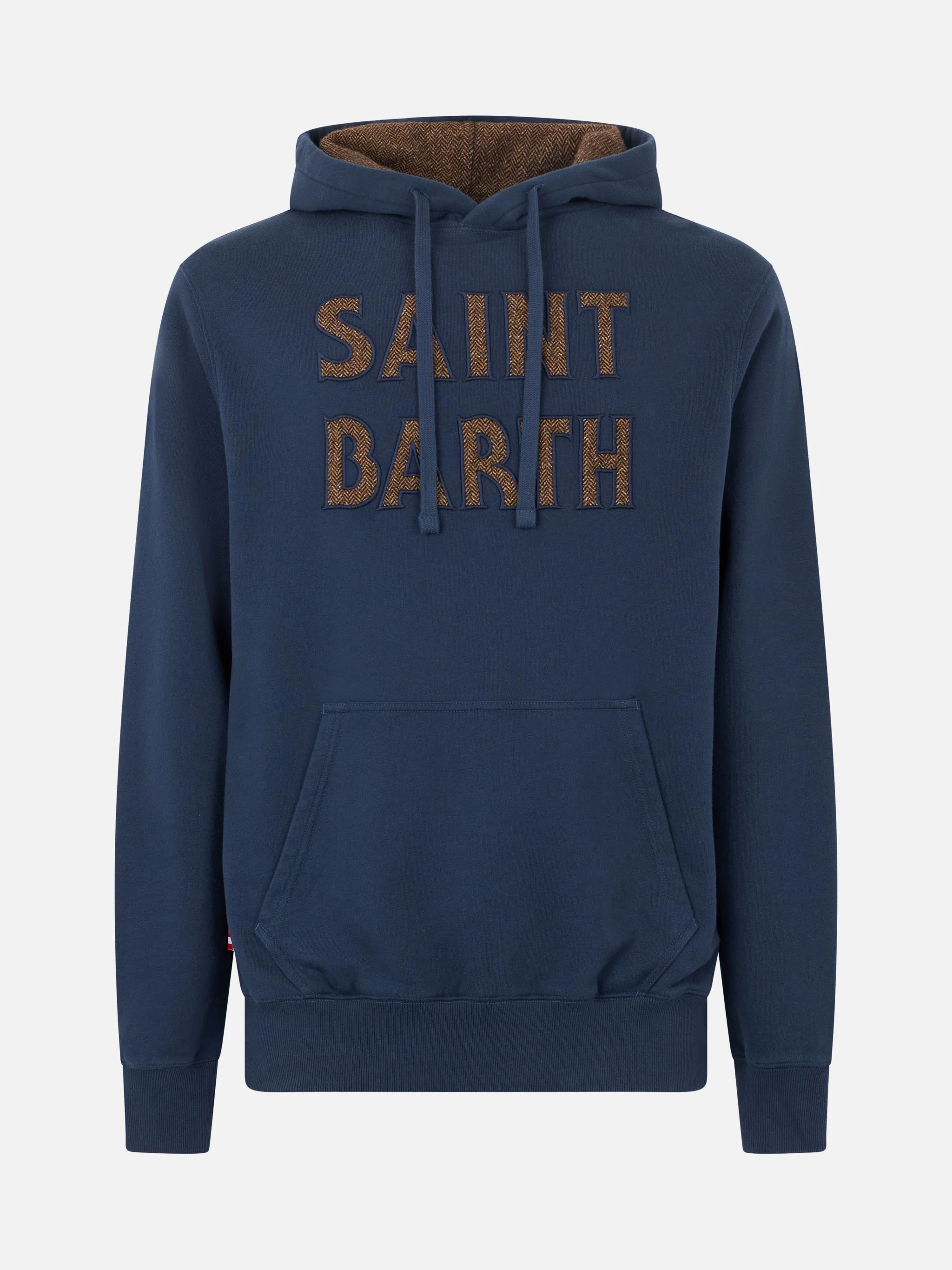 Tribeca blue hoodie with patch - Image 4