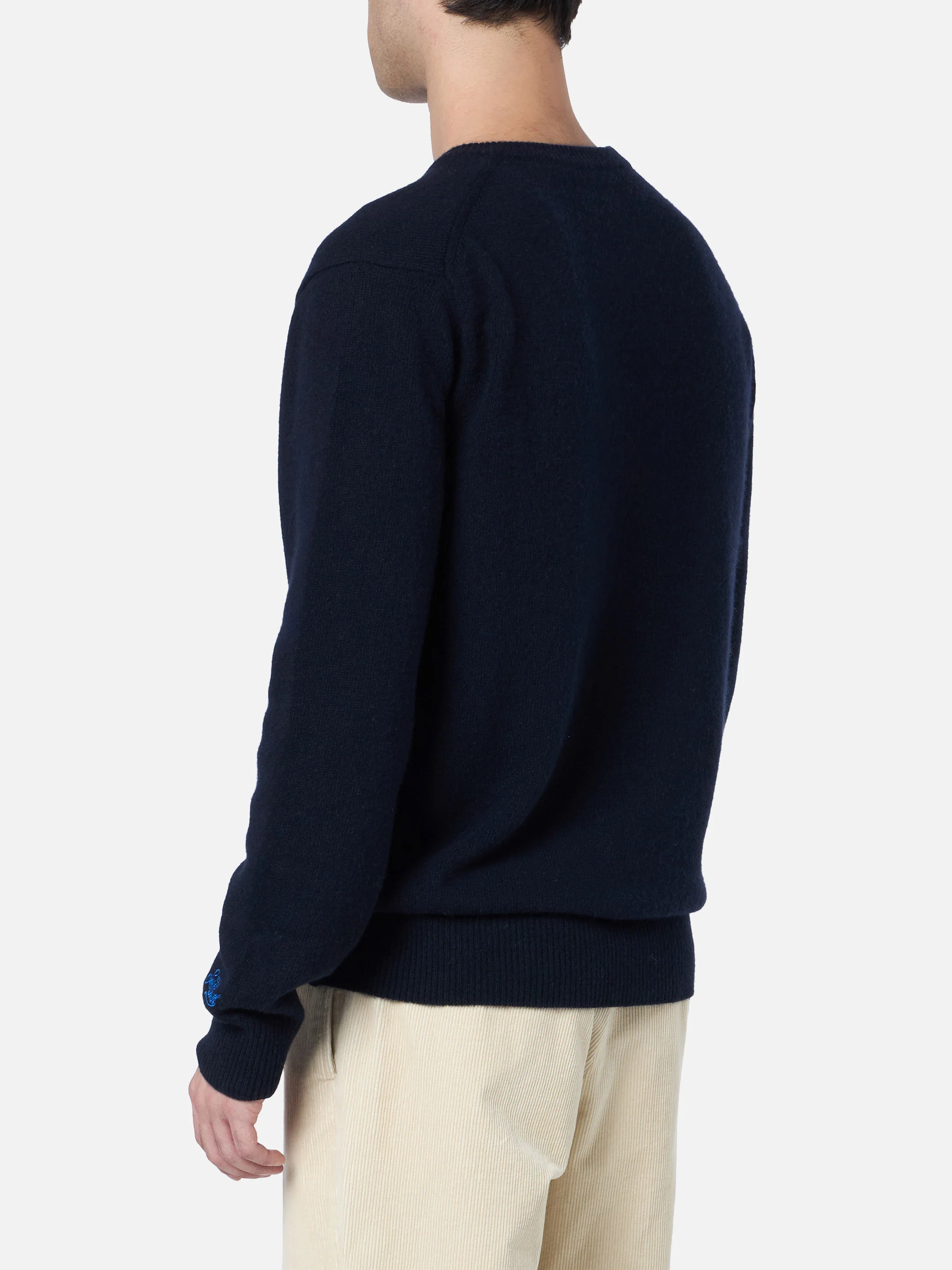 Crewneck sweater Heron with Apres ski embroidery - Image 4