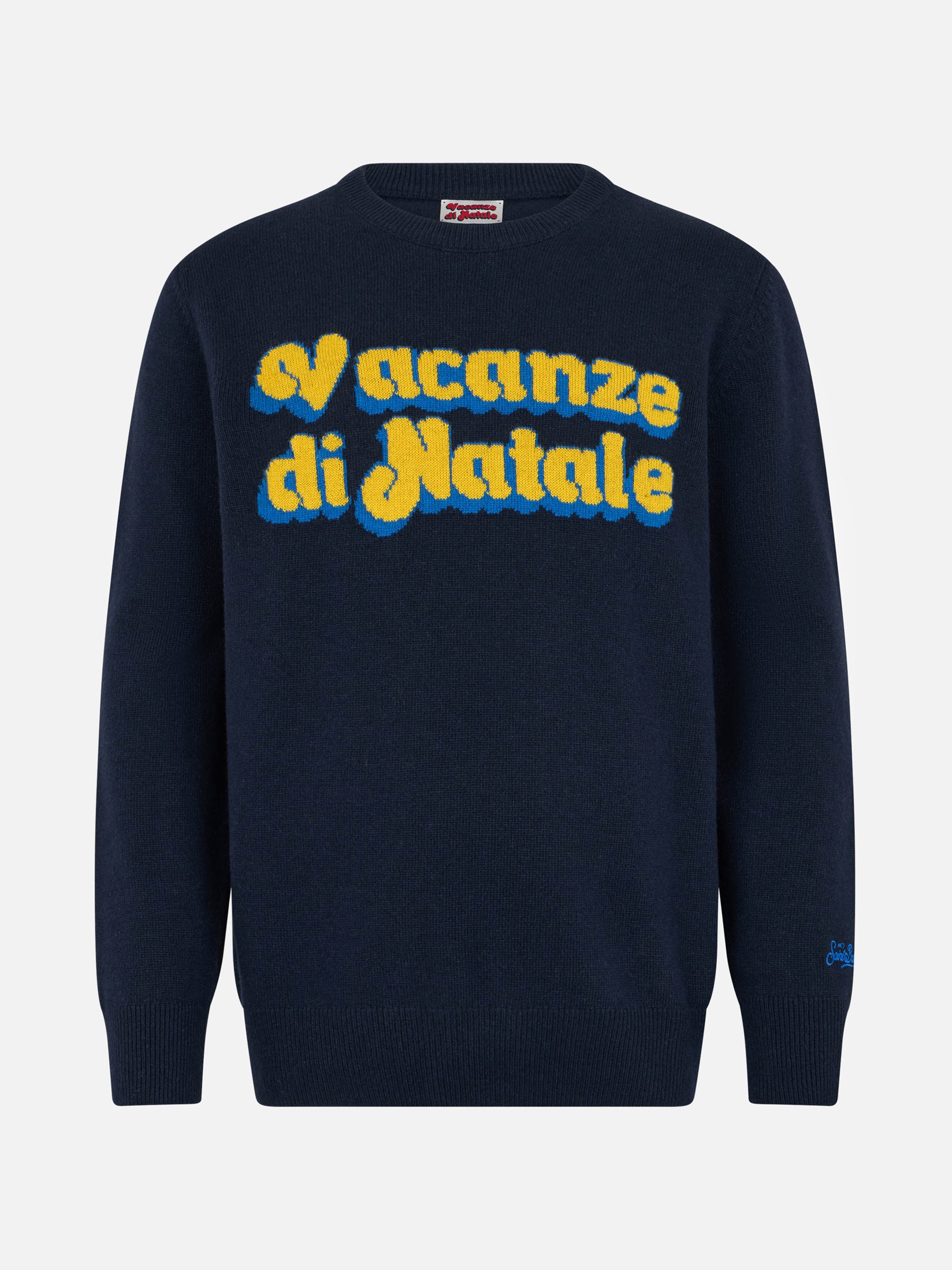 Crewneck Heron with Vacanze di Natale  jacquard | VACANZE DI NATALE SPECIAL EDITION - Image 4