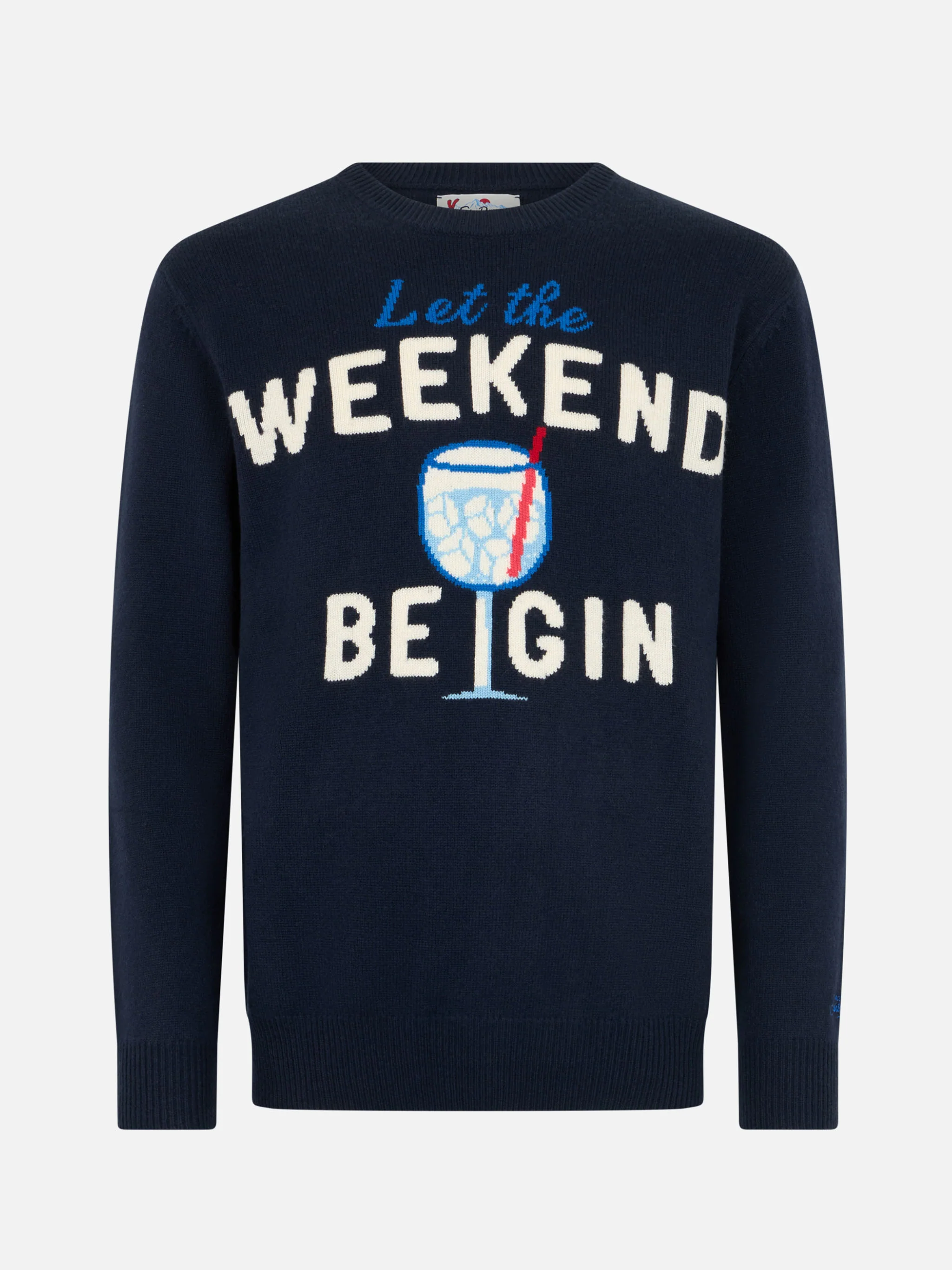 Crewneck sweater Heron with Weekend be gin jacquard - Image 3