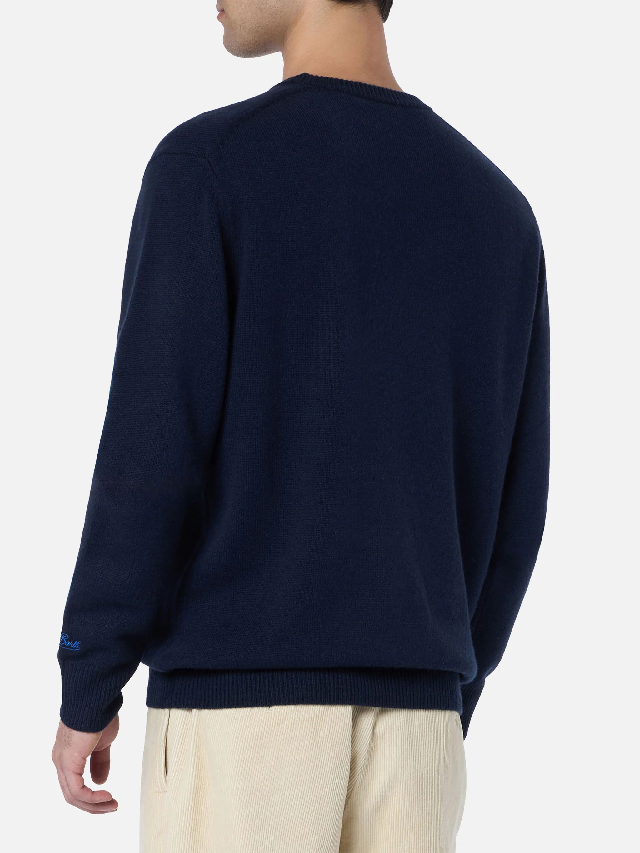 Crewneck sweater Heron with Weekend be gin jacquard - Image 4