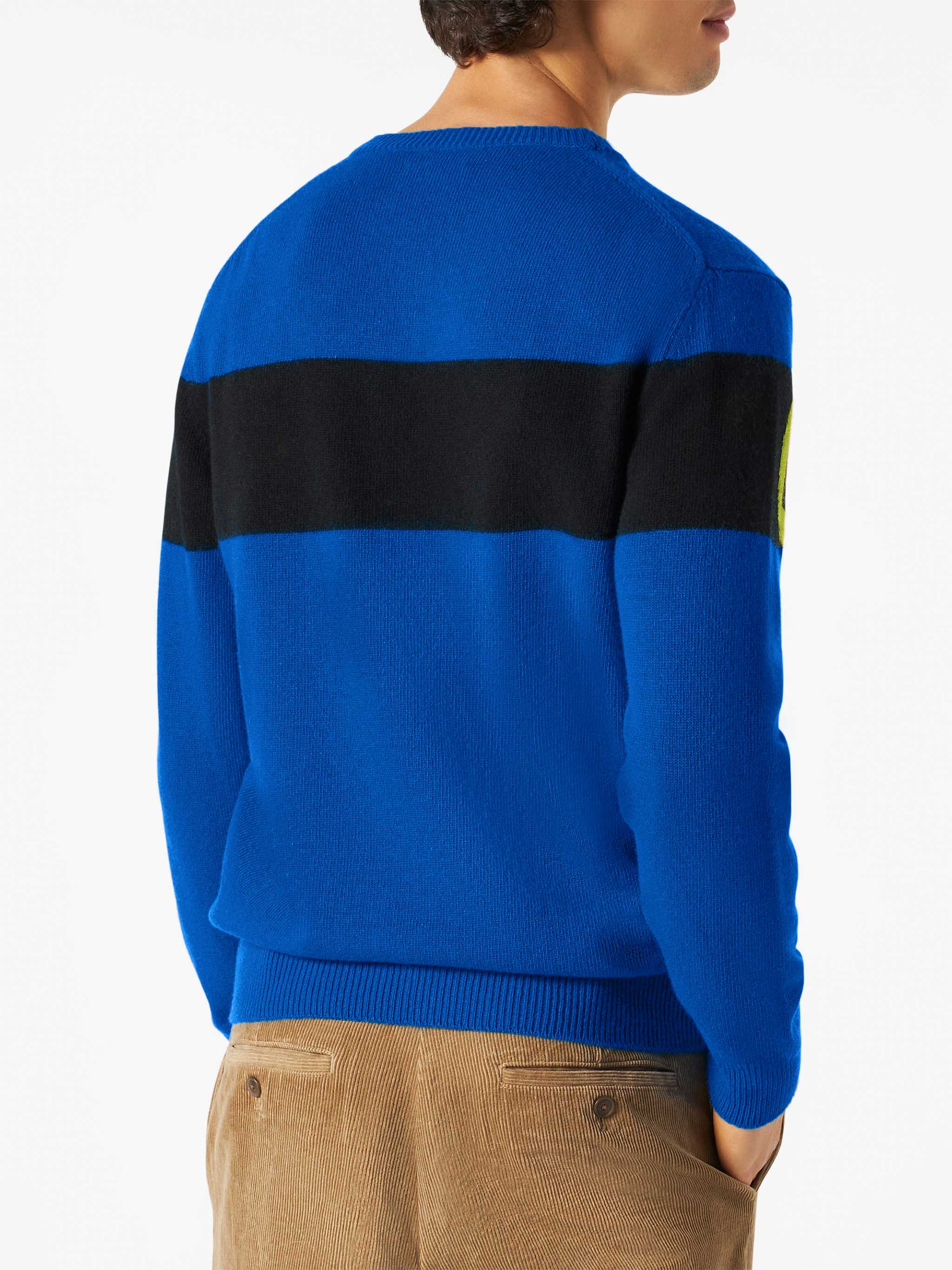 Crewnck sweater Heron with Courma jacquard - Image 3