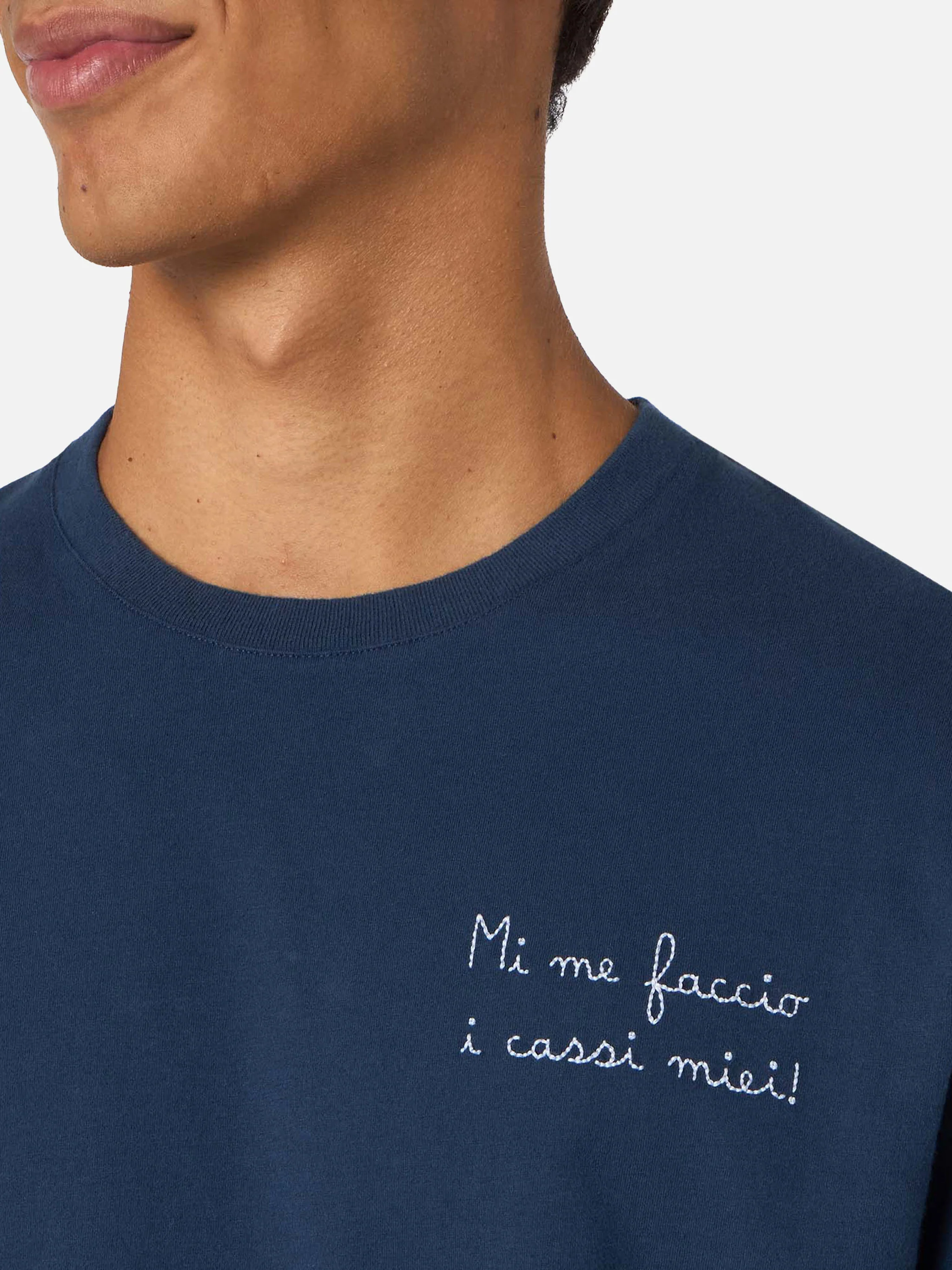 Luton t-shirt with Mi me faccio i cassi miei embroidery | Special Edition - Image 2