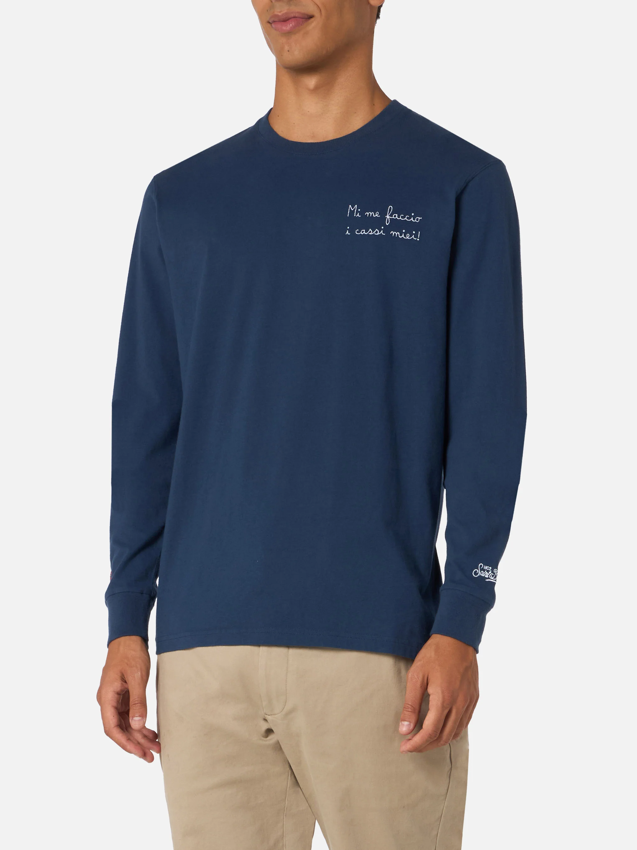 Luton t-shirt with Mi me faccio i cassi miei embroidery | Special Edition - Image 3