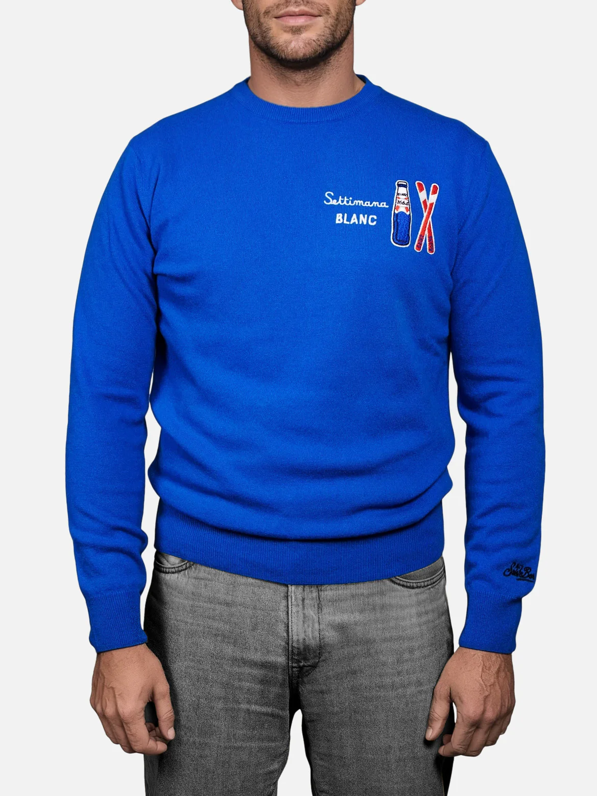 Heron Light sweater with Settimana Blanc embroidery | Special Edition - Image 2