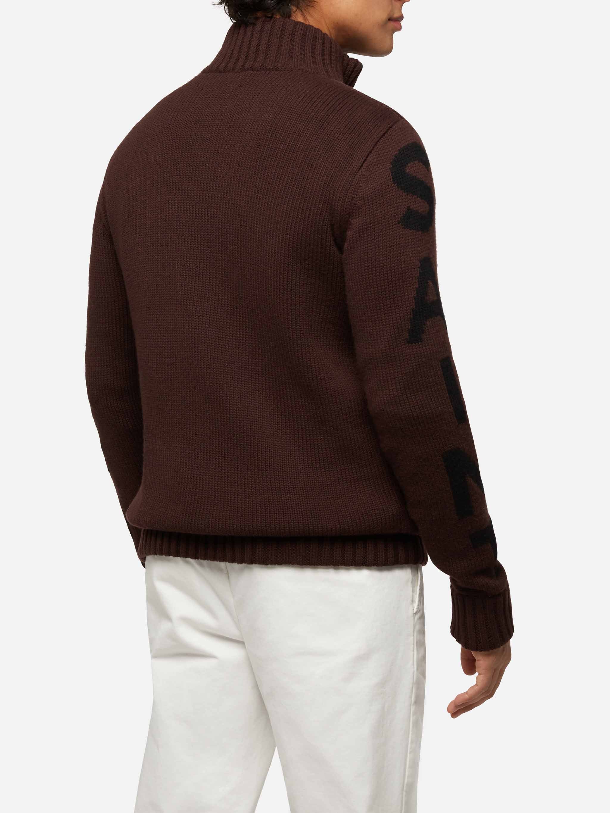 Whistler padded jacket with knitted sleeves - Image 3