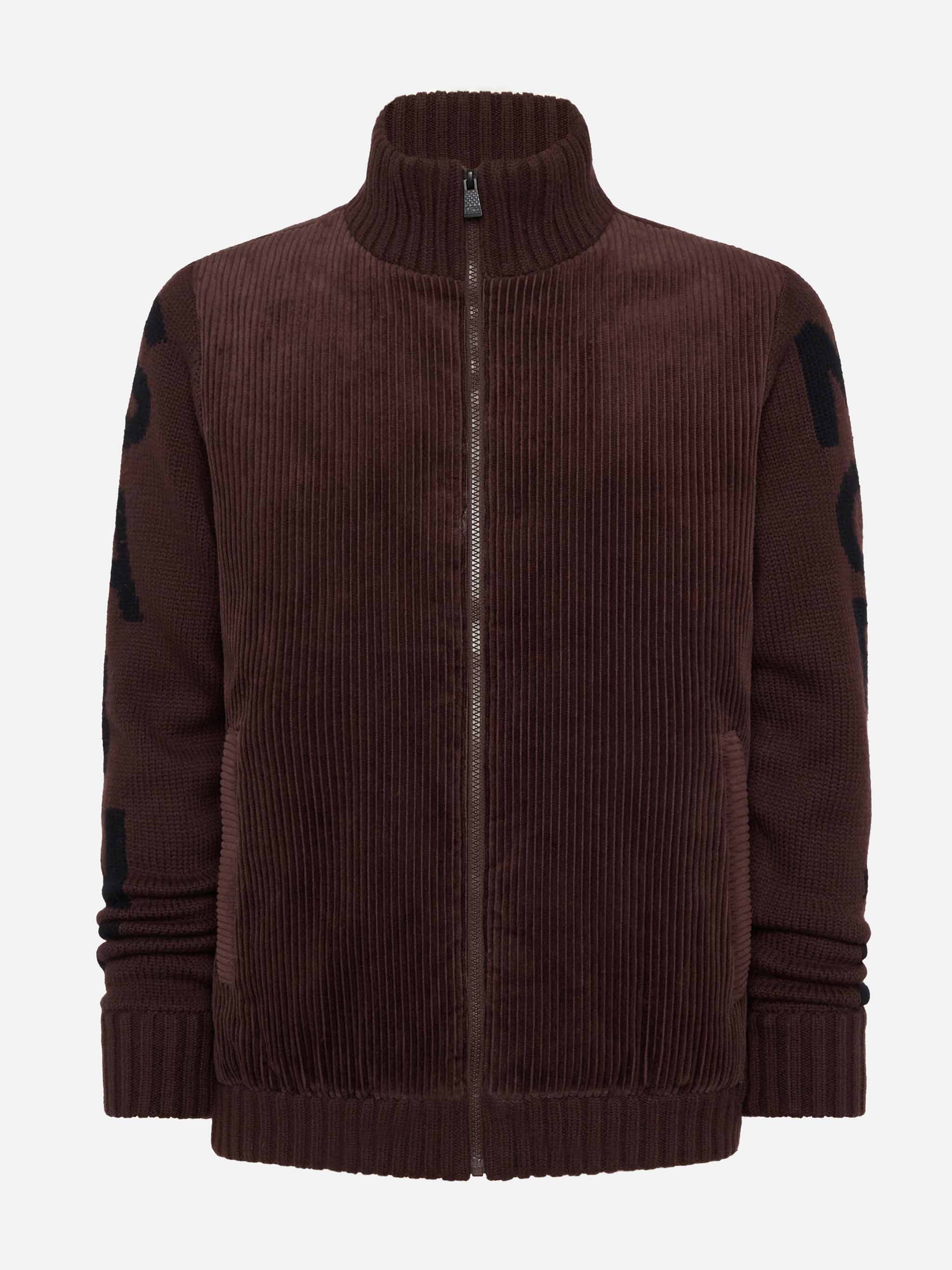 Whistler padded jacket with knitted sleeves - Image 5