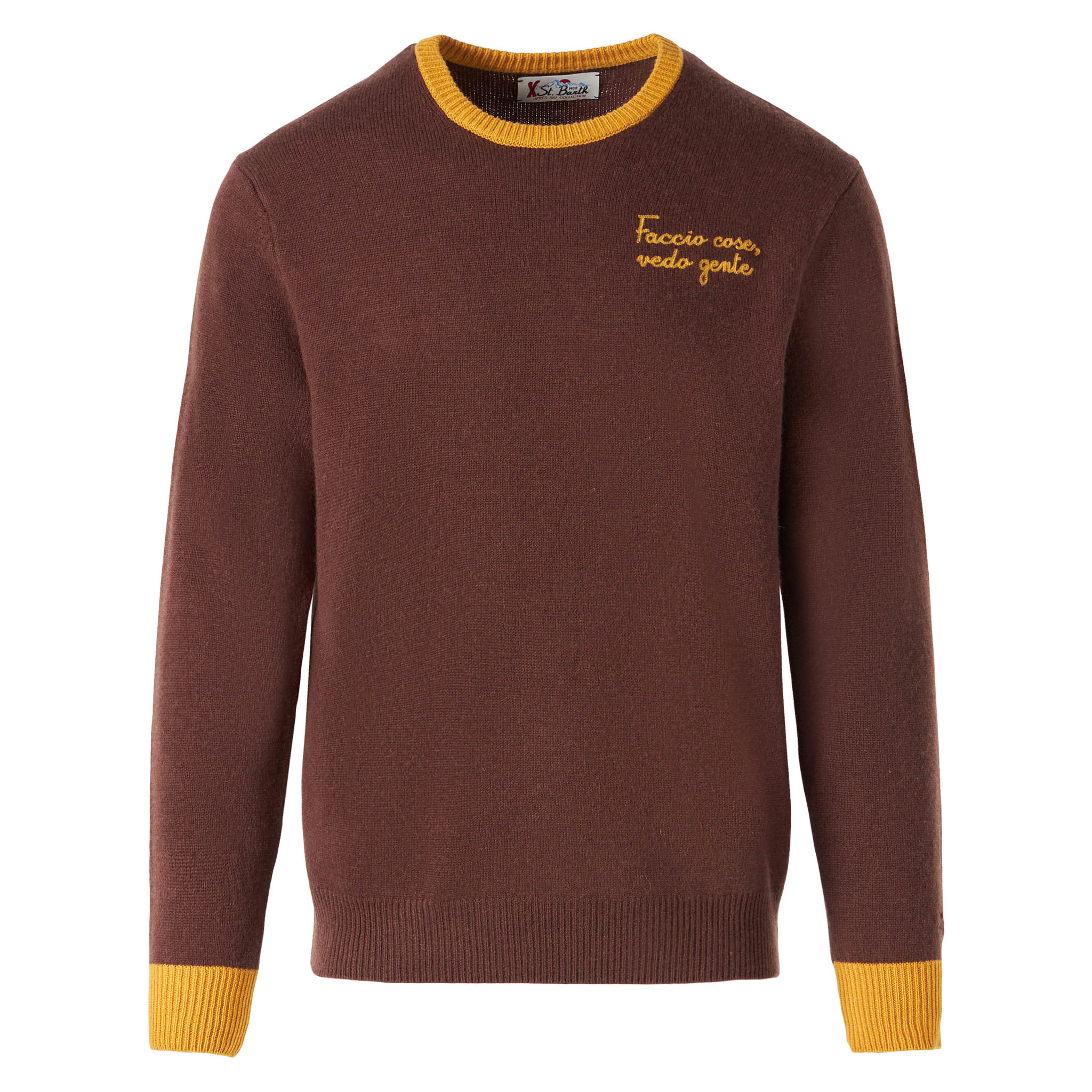 Heron Faccio cose, vedo gente embroidered sweater - Image 5