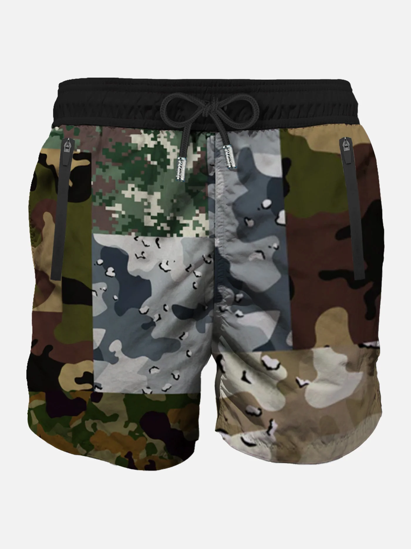 Lighting Submarine camouflage swim shorts