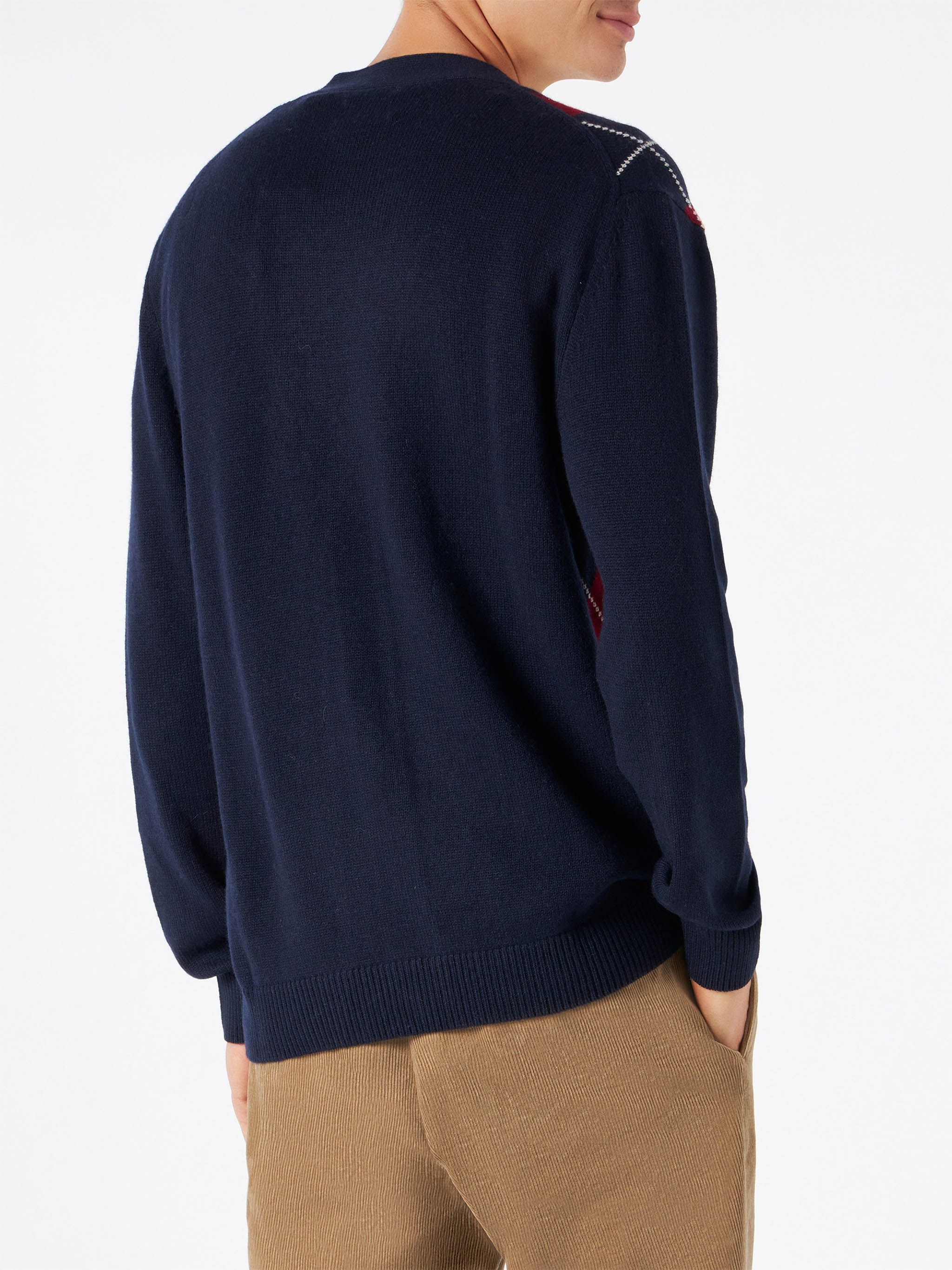 Jonan argyle jacquard cardigan - Image 3