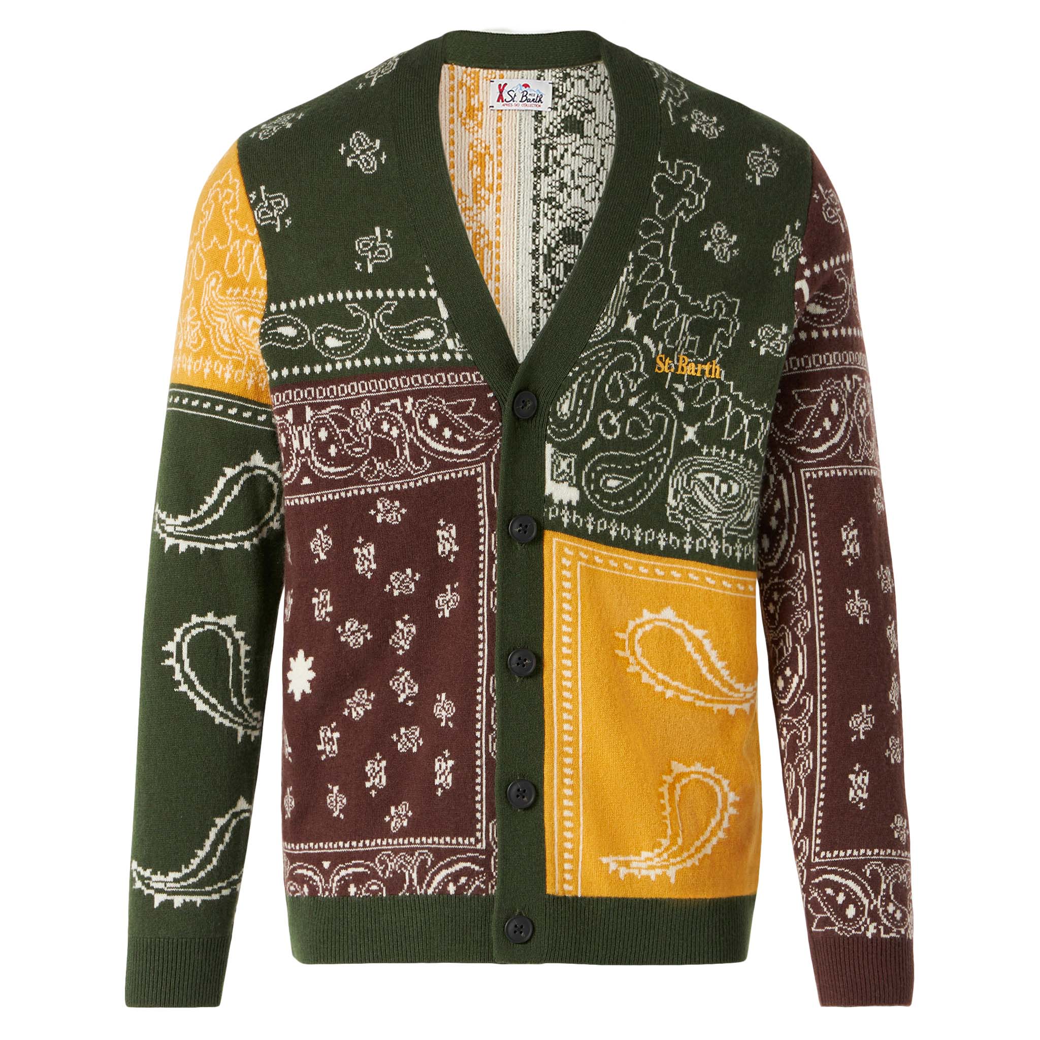 Jonan bandana print cardigan - Image 4