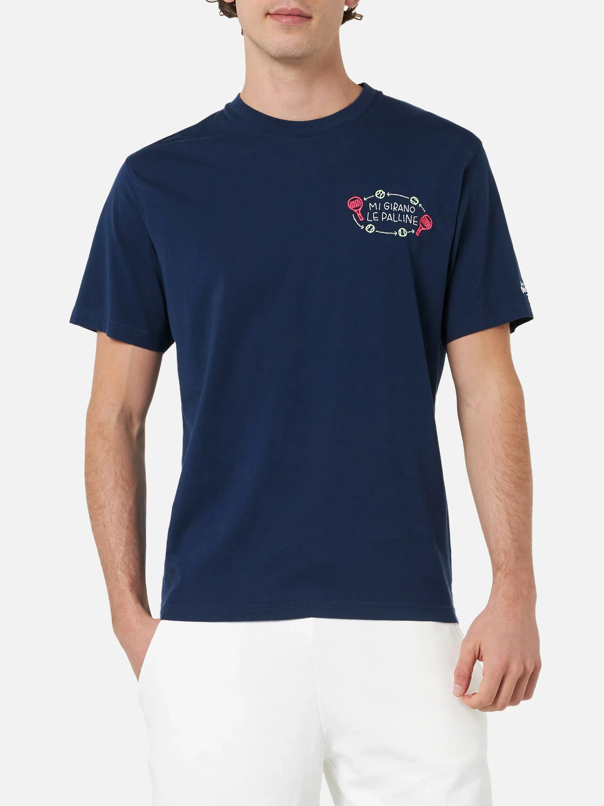 Portofino t-shirt with Mi girano le palline embroidery | Special Edition - Image 2