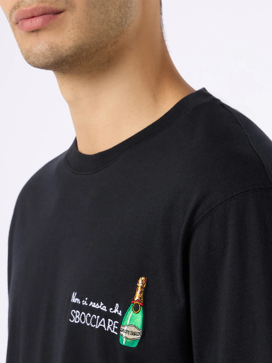 Portofino t-shirt with Non ci resta che sbocciare embroidery - Image 2