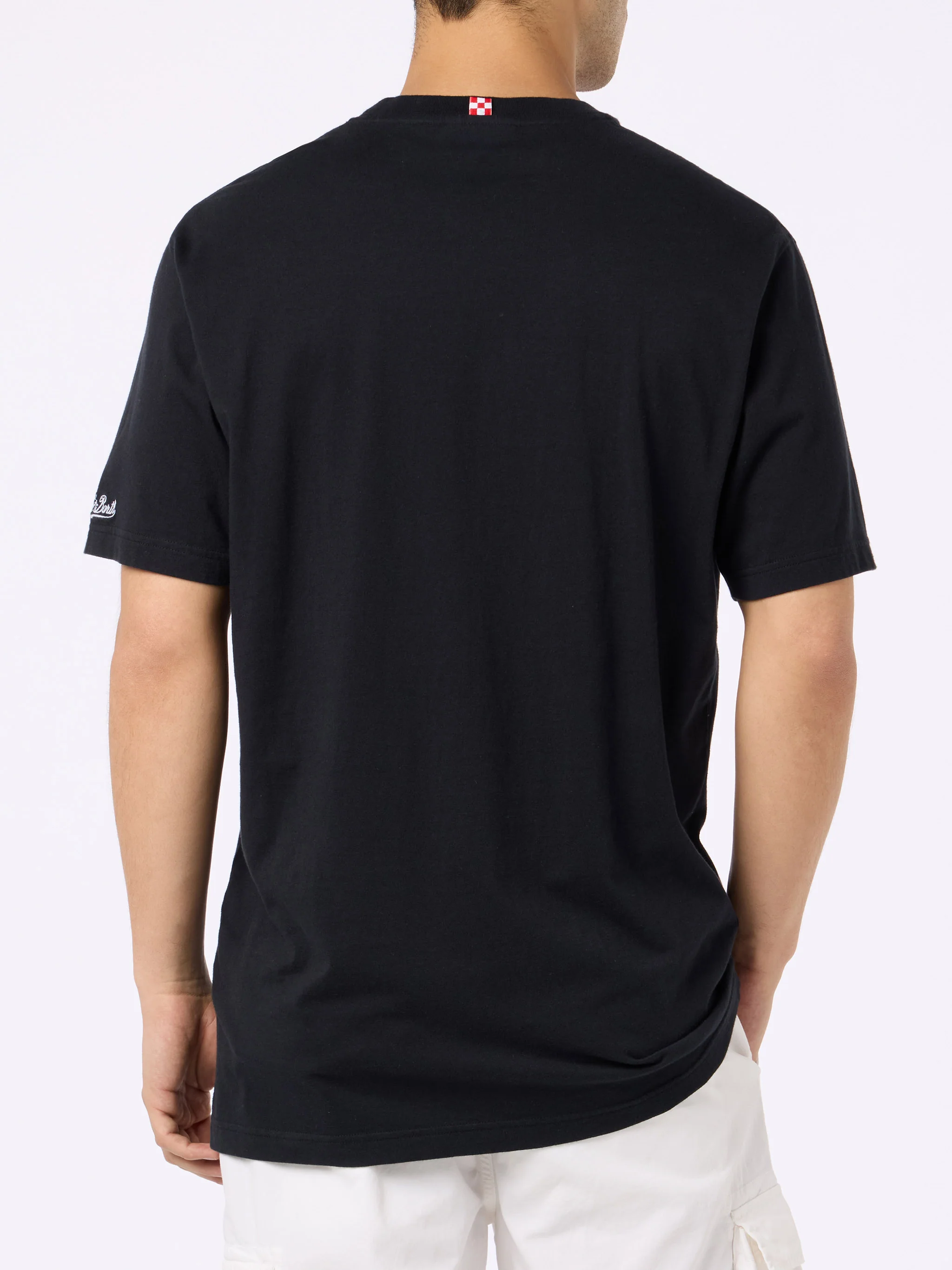 Portofino t-shirt with Non ci resta che sbocciare embroidery - Image 4