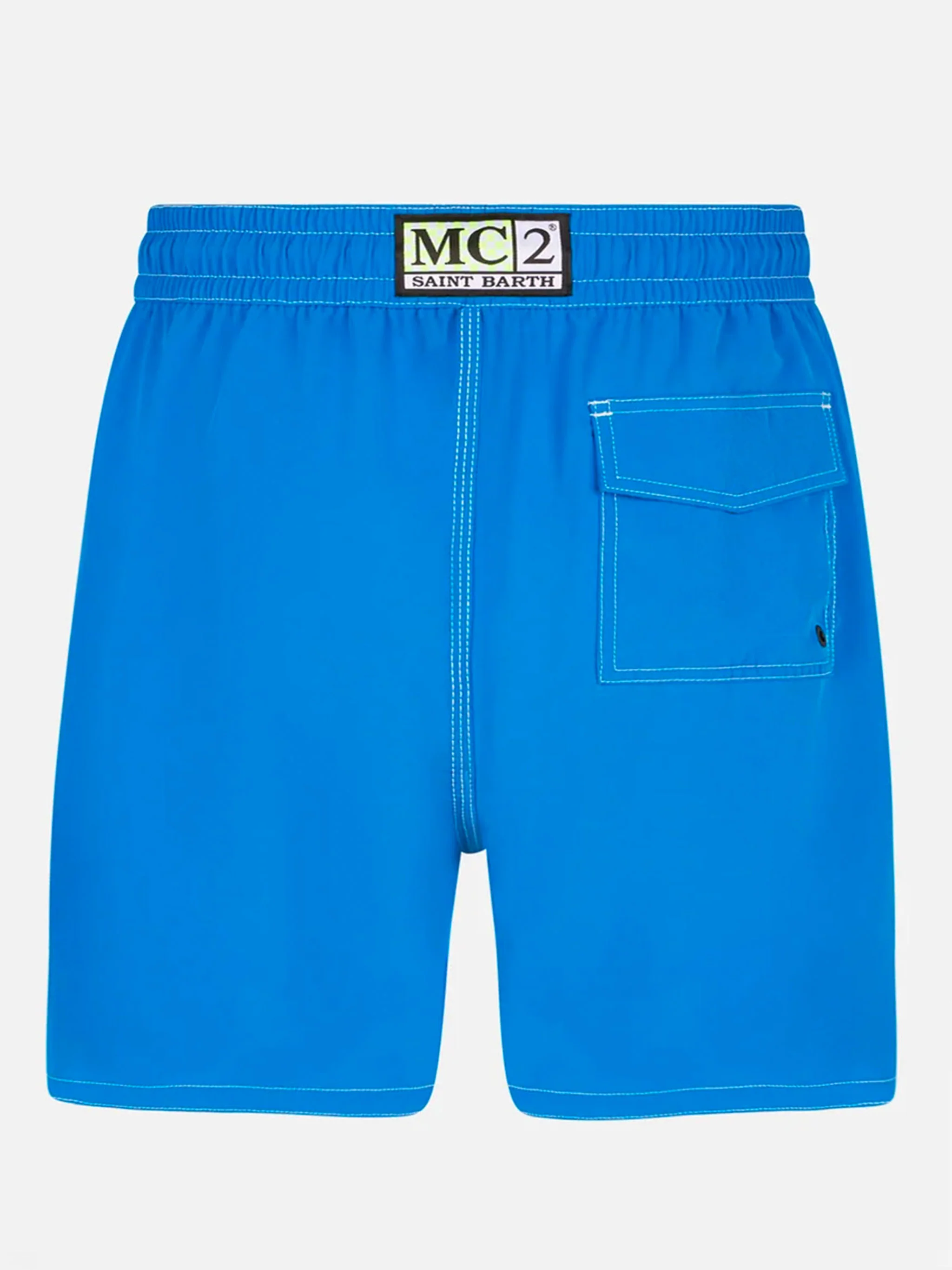 Long stretch bluette Comfort Surf swim shorts - Image 2
