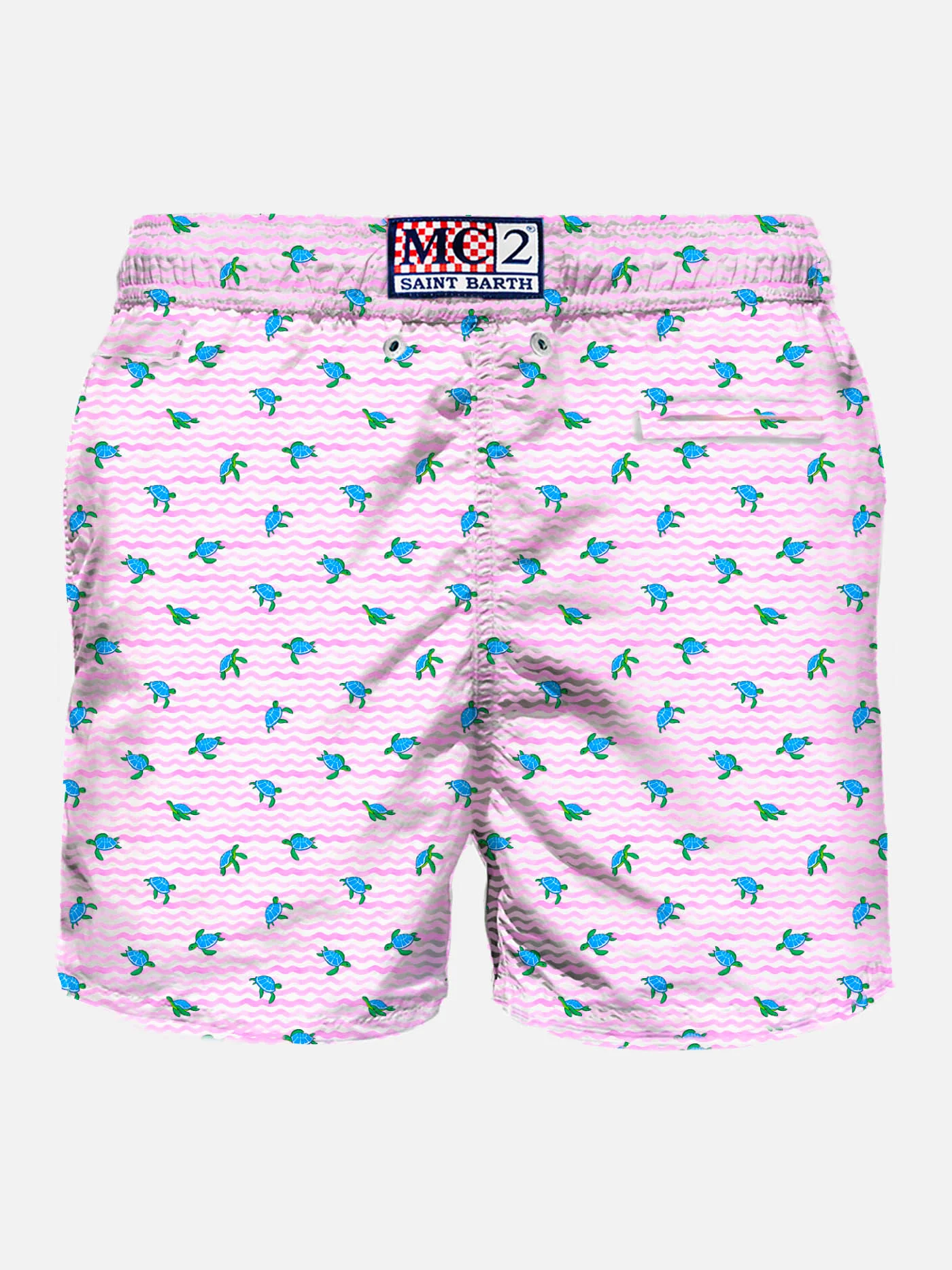 Comfort Light classic stretch swim shorts with sea turtles print - Image 6