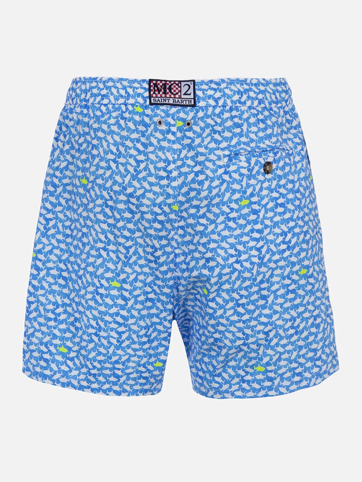 Comfort Light classic stretch swim shorts with sharks print - Image 2