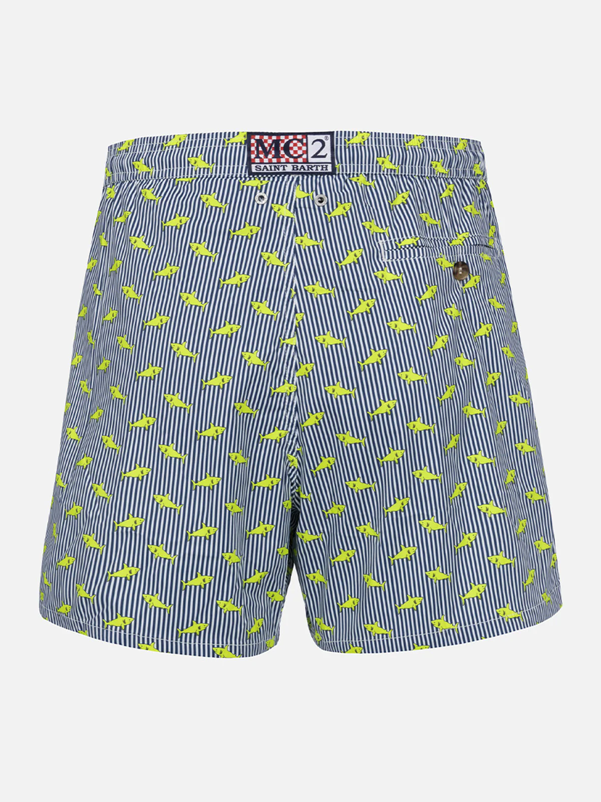 Comfort Light classic stretch swim shorts with sharks print - Image 2